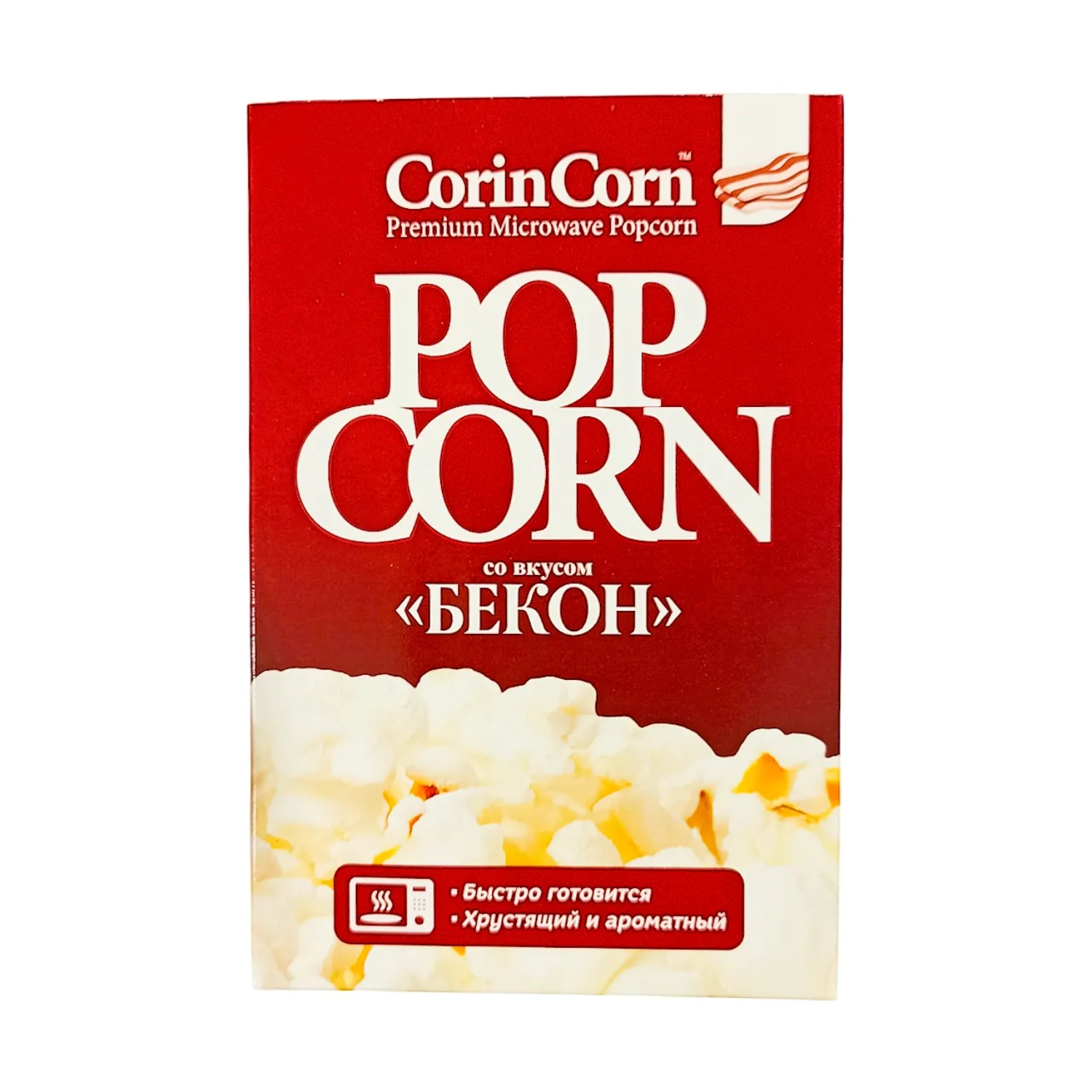 Попкорн Corin Corn для приготовления бекон 85 г 70₽
