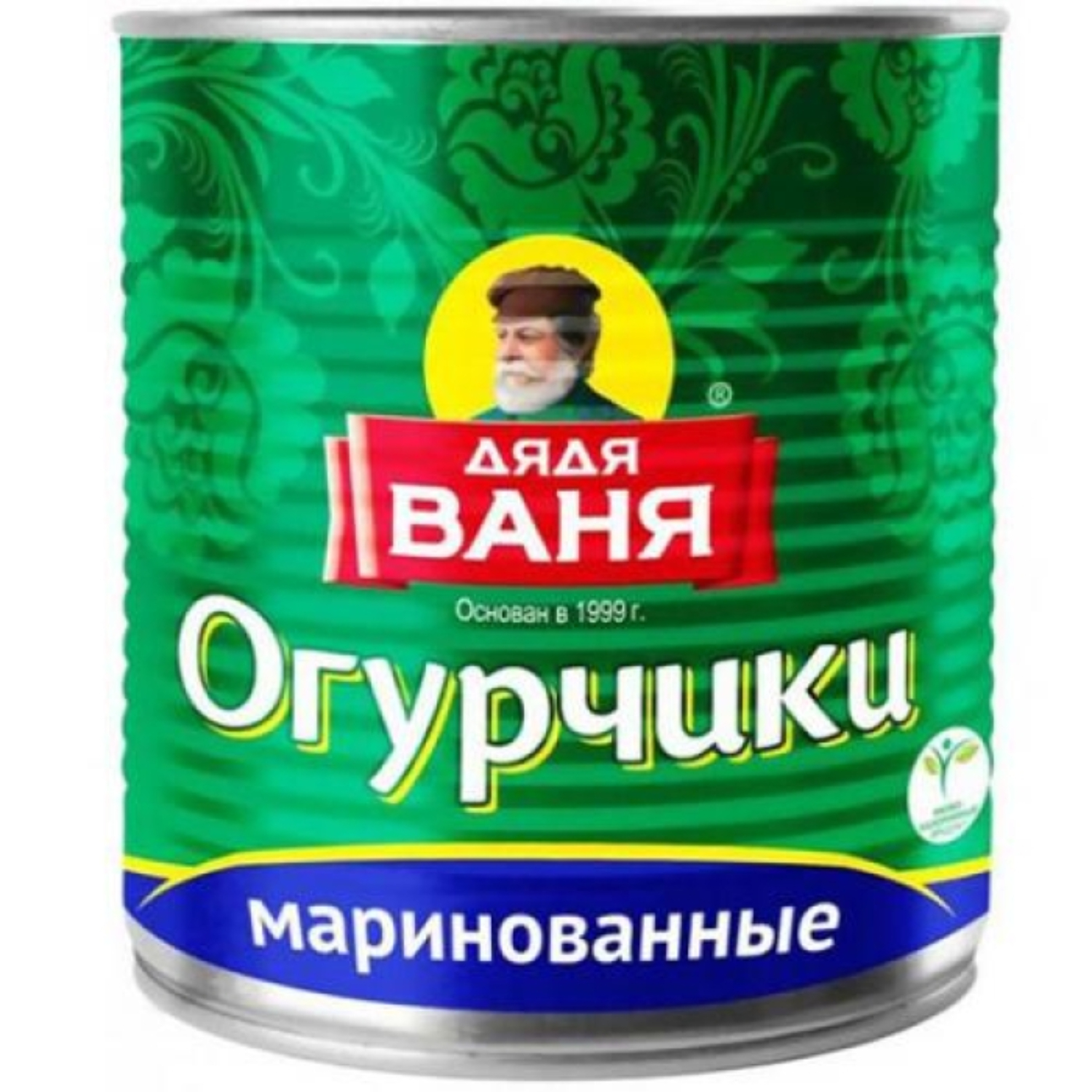Огурчики Дядя Ваня маринованные жестяная банка 28 кг 489₽