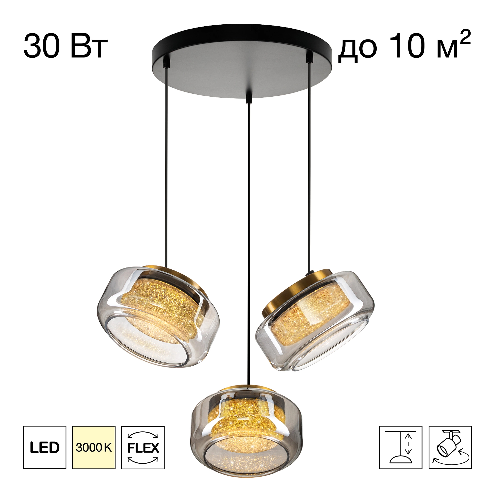 Люстра Citilux CL247012 SWING