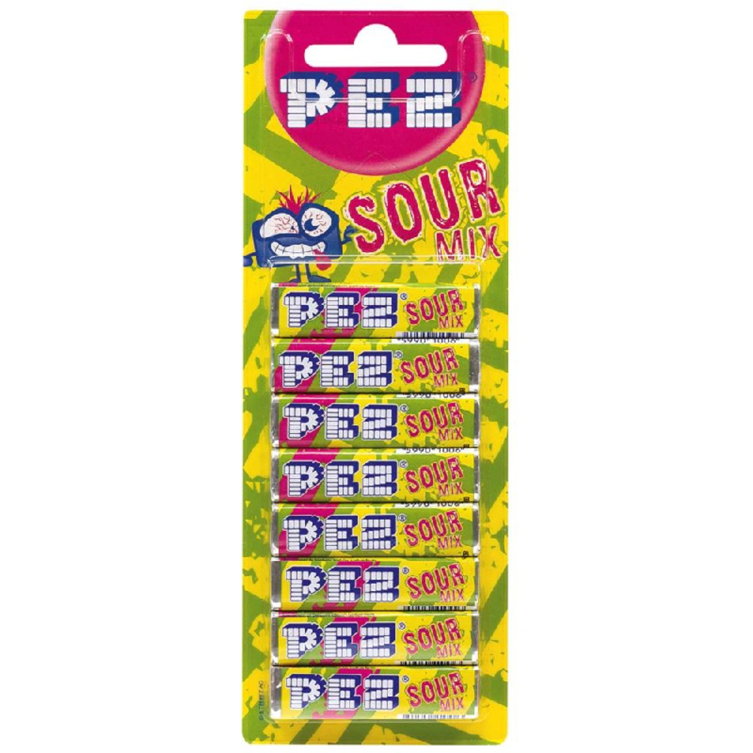 Конфета Pez кислая красящая язык 68 г 239₽