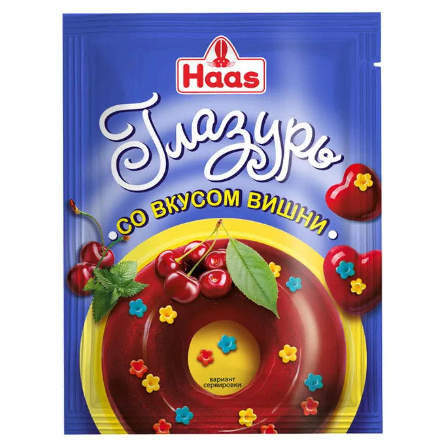 Глазурь со вкусом вишни Haas 75 г