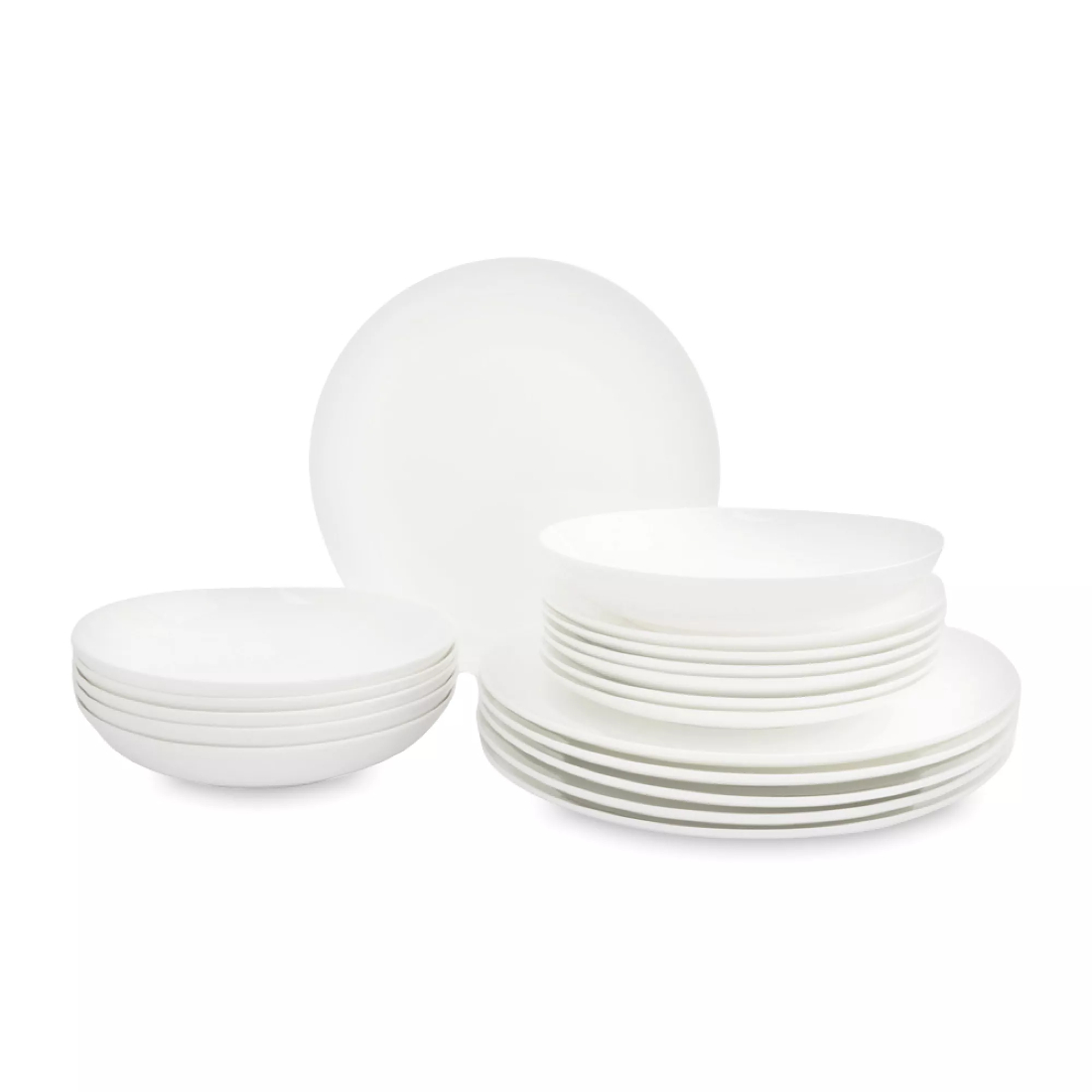 Сервиз обеденный Anna Lafarg Excellence на 6 персон 18 предметов фарфор белый ANLAF-7011 10999₽