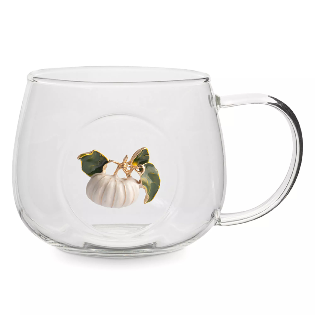 Кружка Anna Lafarg Light Pumpkin 450 мл, стекло, металл, ANLAF-AUPK927