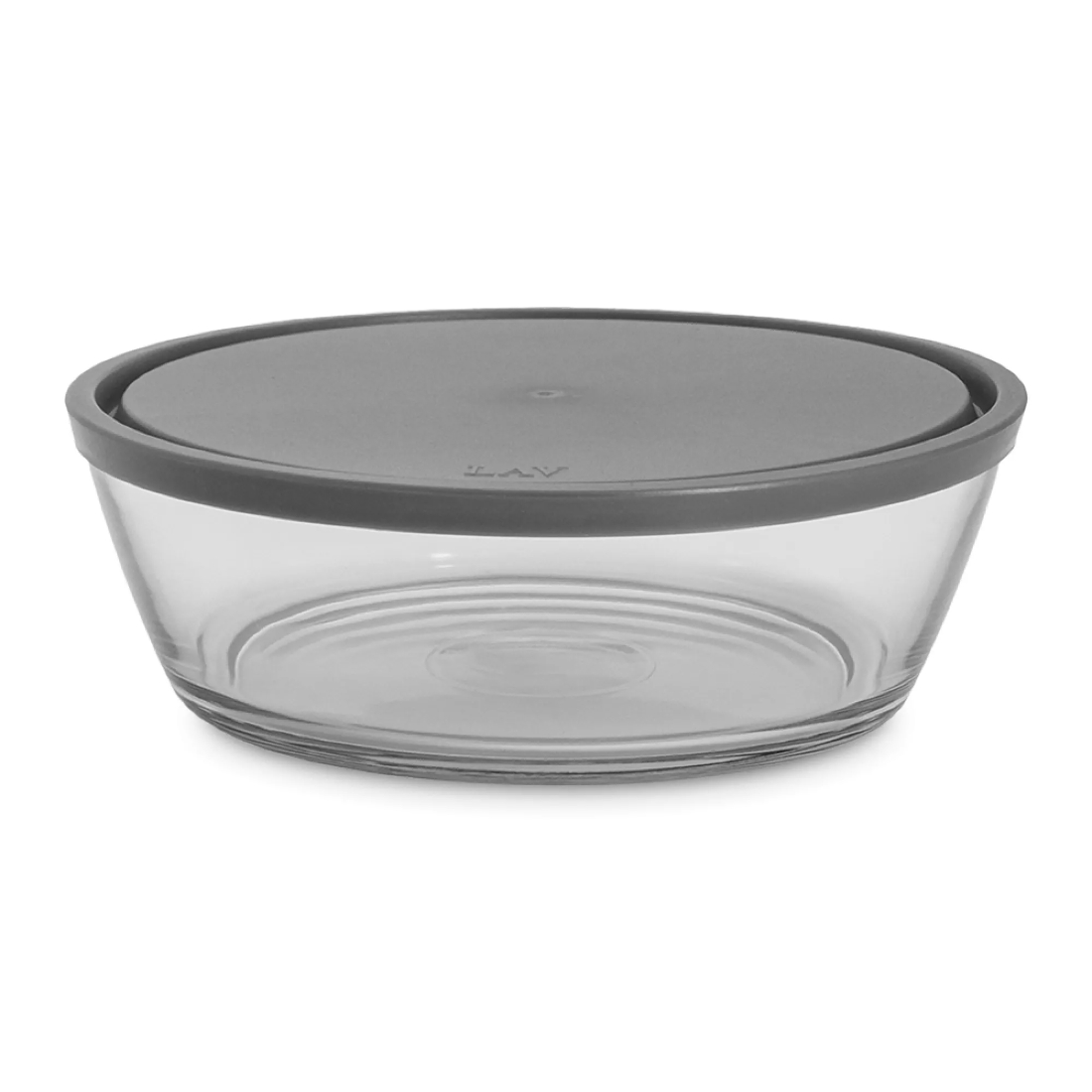 Контейнер для хранения Anna Lafarg Basic 23 л 24 см стекло пластик серый ANLAF-VEG296 1699₽