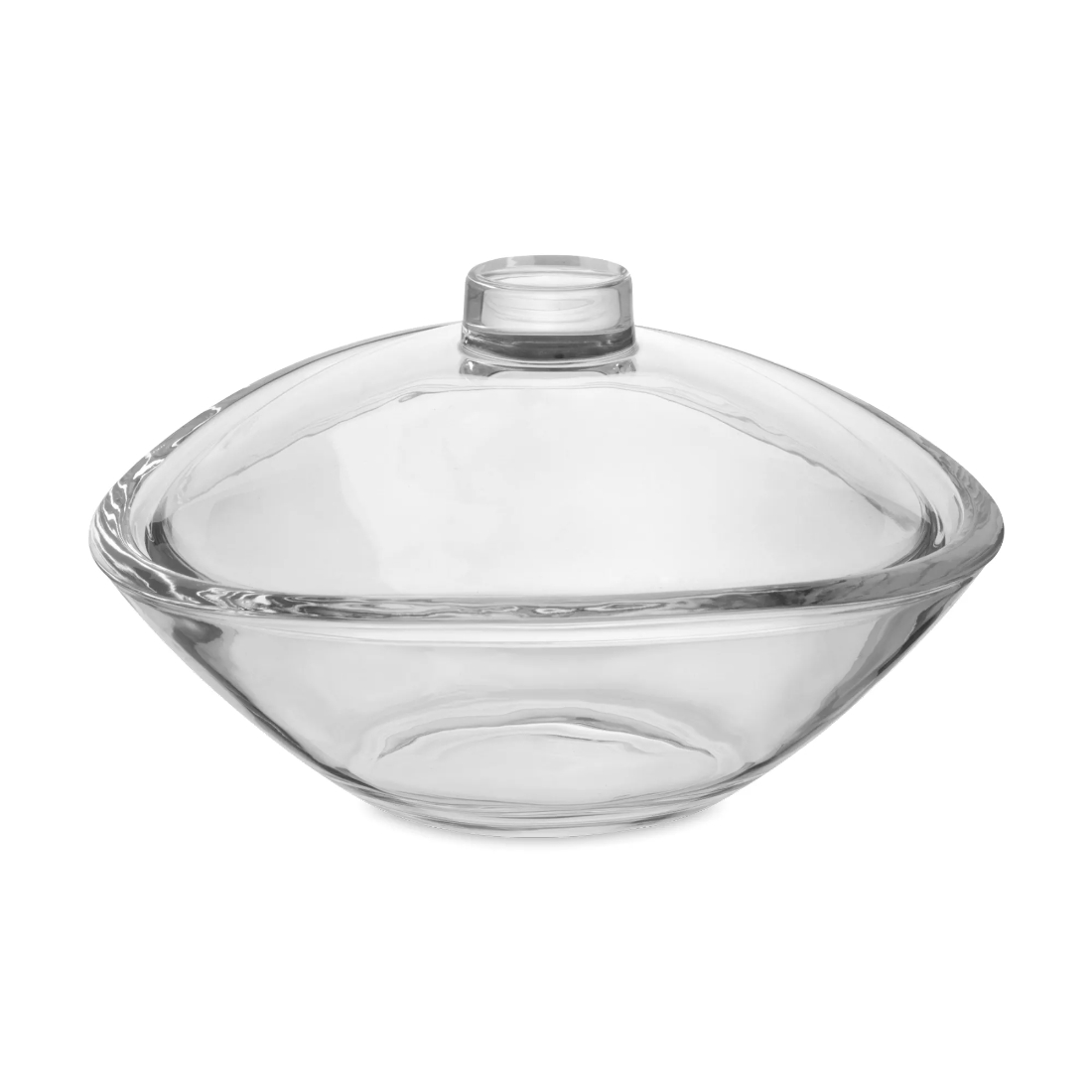Салатник с крышкой Anna Lafarg Song 21х13 см 840 мл стекло прозрачный ANLAF-1077CJB 1799₽