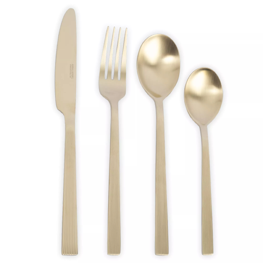 Набор столовых приборов Anna Lafarg Beijing на 6 персон 24 предмета нержавеющая сталь золотистый ANLAF-HB089TCG-S 7199₽