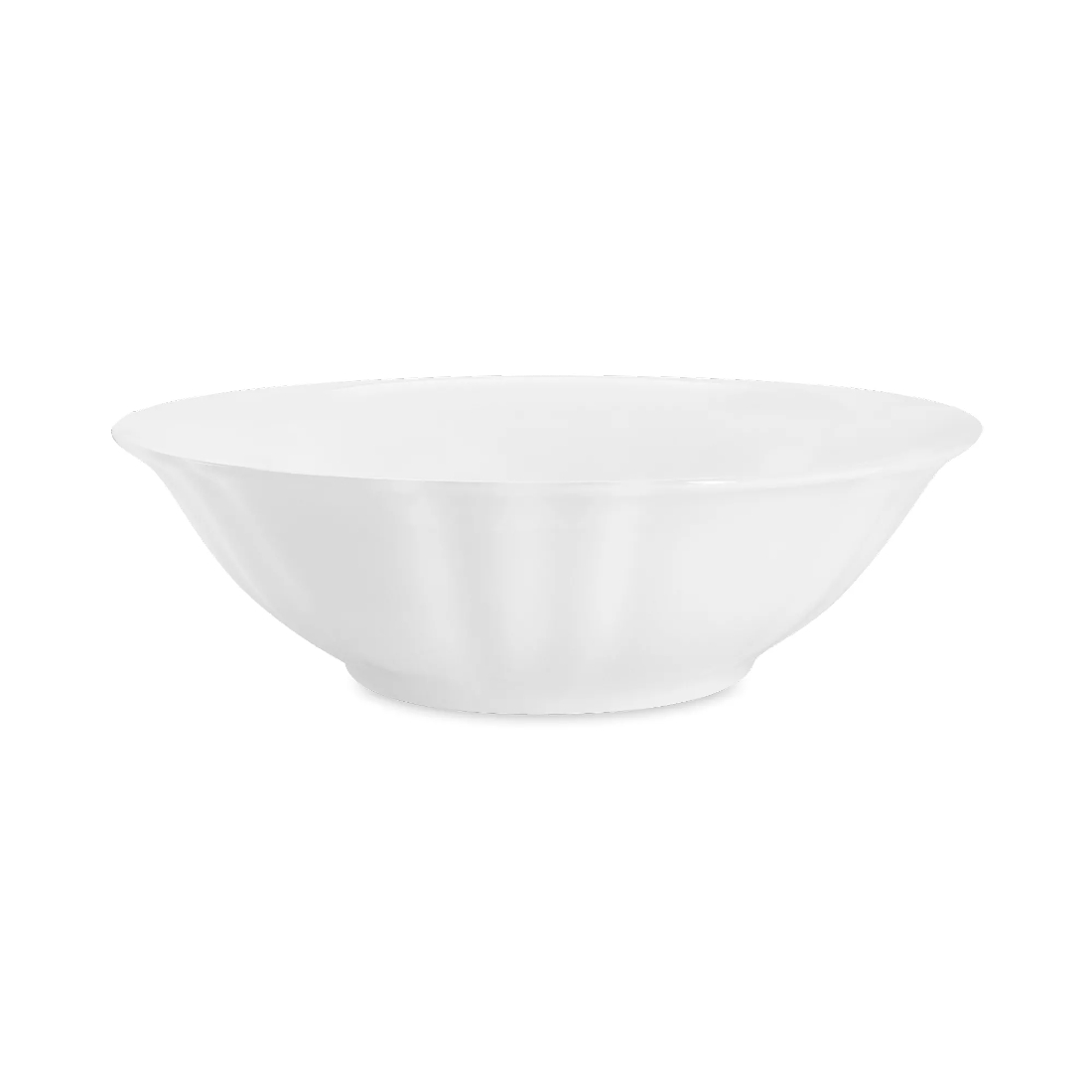 Салатник Anna Lafarg Emily Lotus white, 23х6,5 см, 1.35 л, фарфор, белый, AL-1208L-E11
