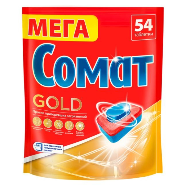 Таблетки для ПММ Сомат Gold 54 шт