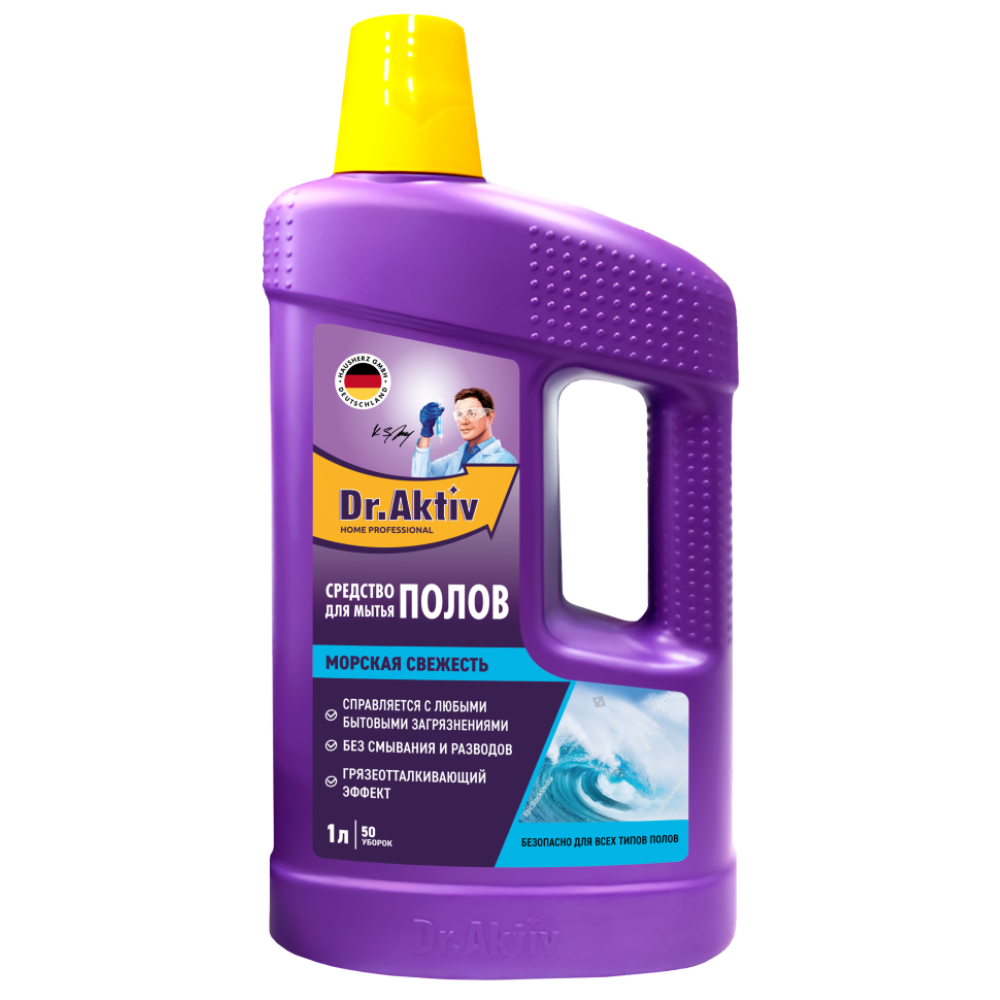 Средство для мытья пола Dr. Aktiv Морская свежесть 1 л