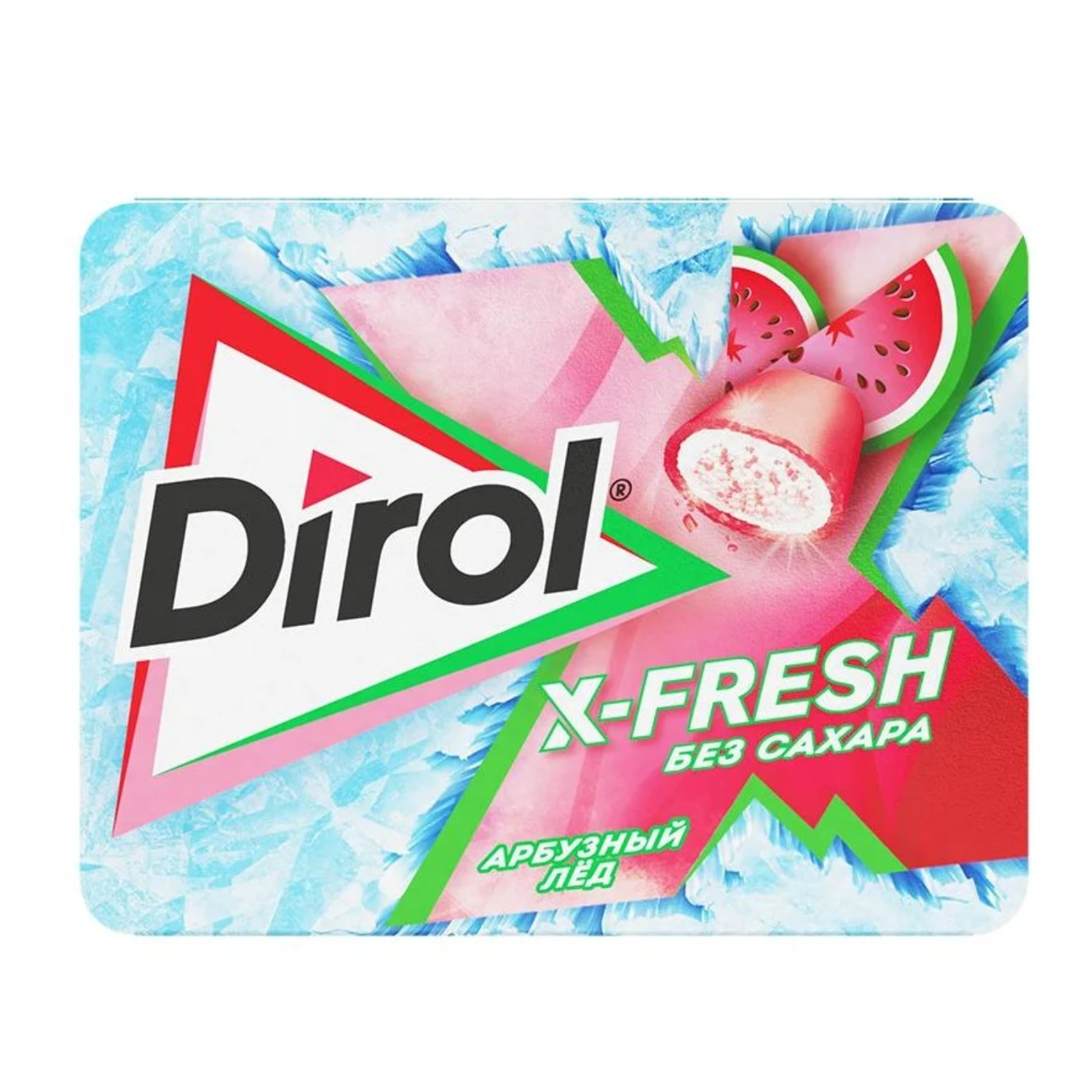 Резинка жевательная Dirol x-fresh арбузная свежесть, 16 г