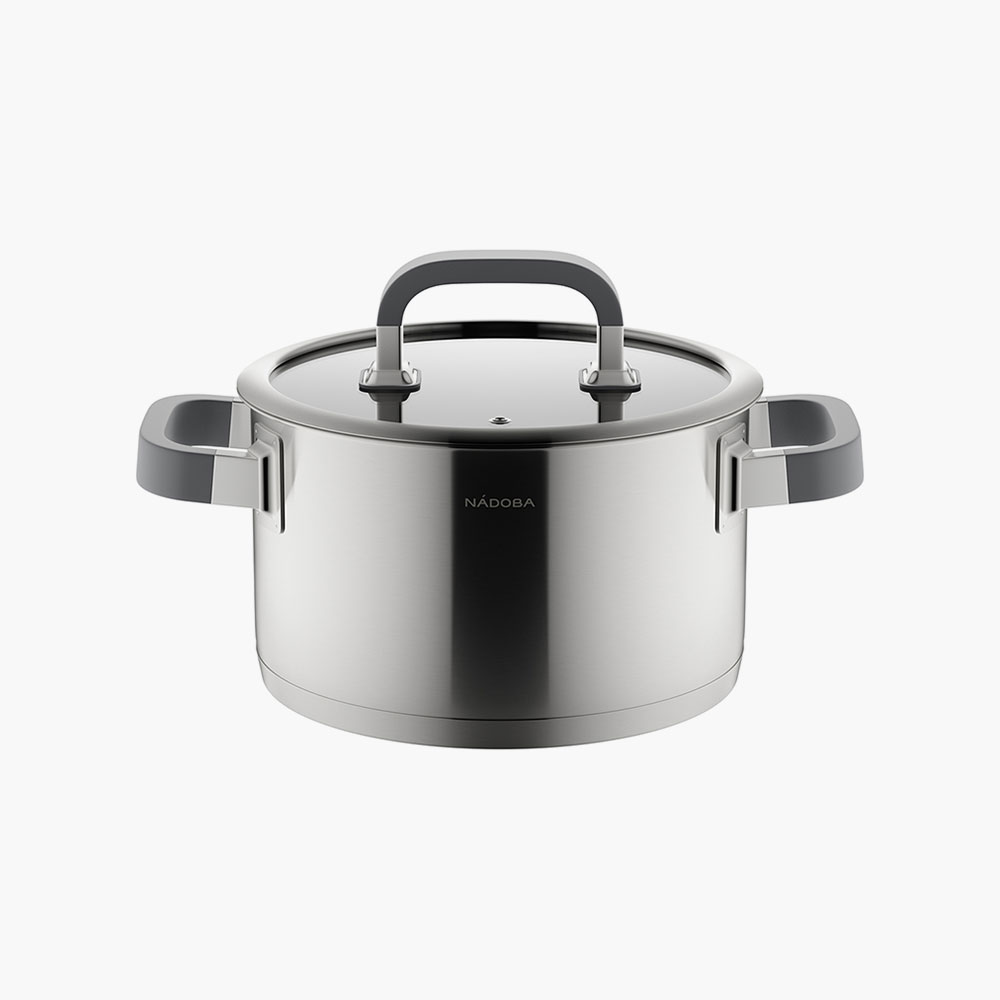 Кастрюля с крышкой Nadoba Leona 20 см36л 6599₽