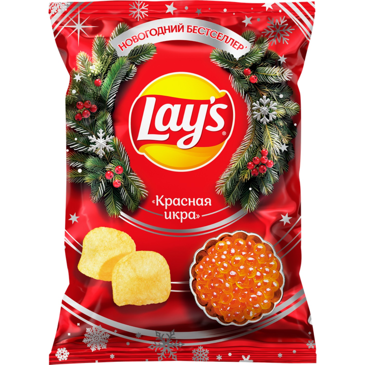 Чипсы Lays красная икра 105 г 169₽