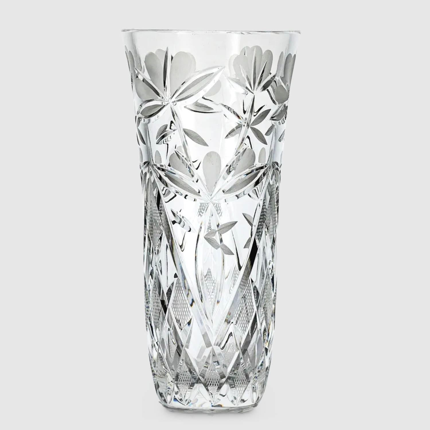 Ваза для цветов Неман хрусталь 2вел 900/55