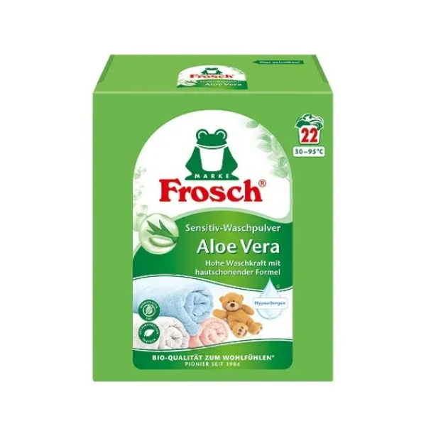 Порошок для стирки Frosch Алое вера для цветного белья 1,45 кг