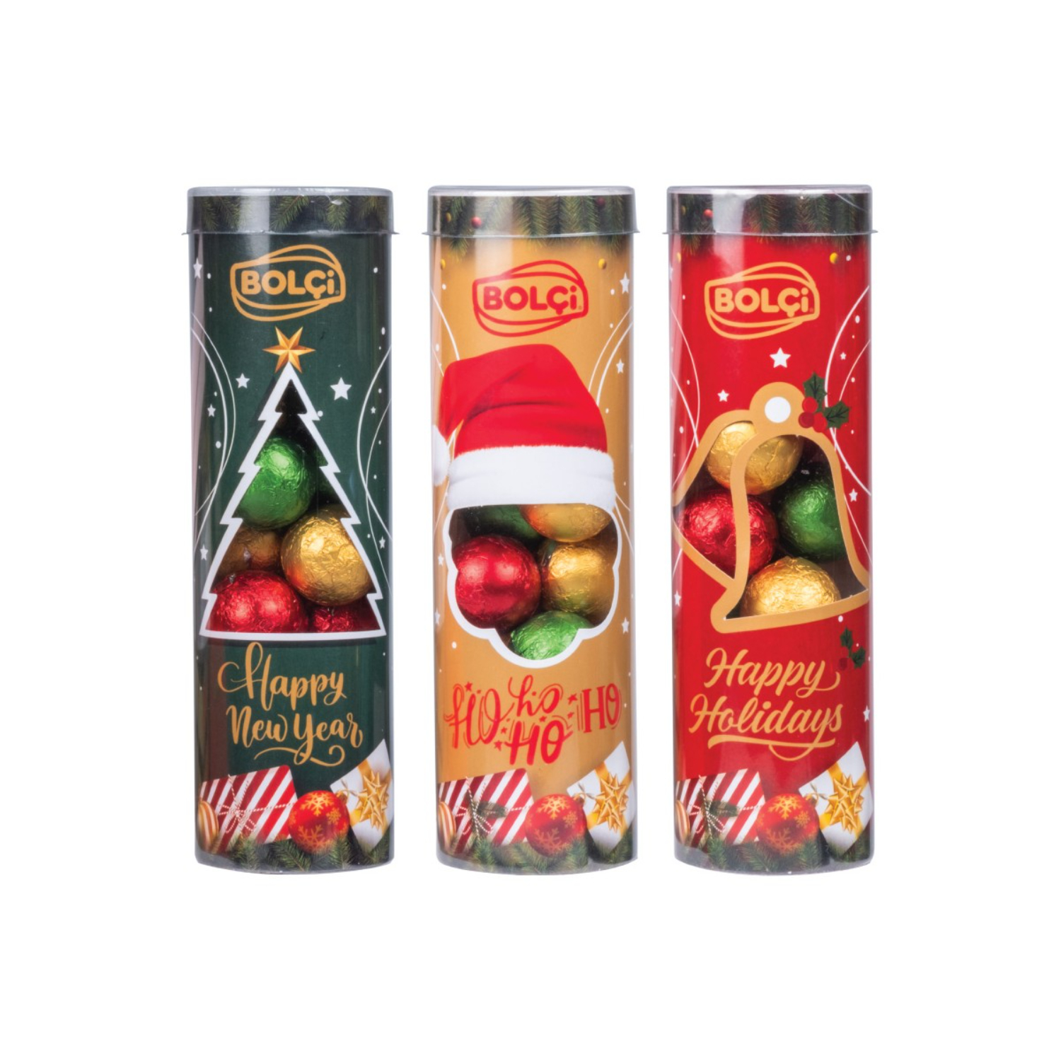 Конфеты шоколадные Bolci Christmas balls 140 г