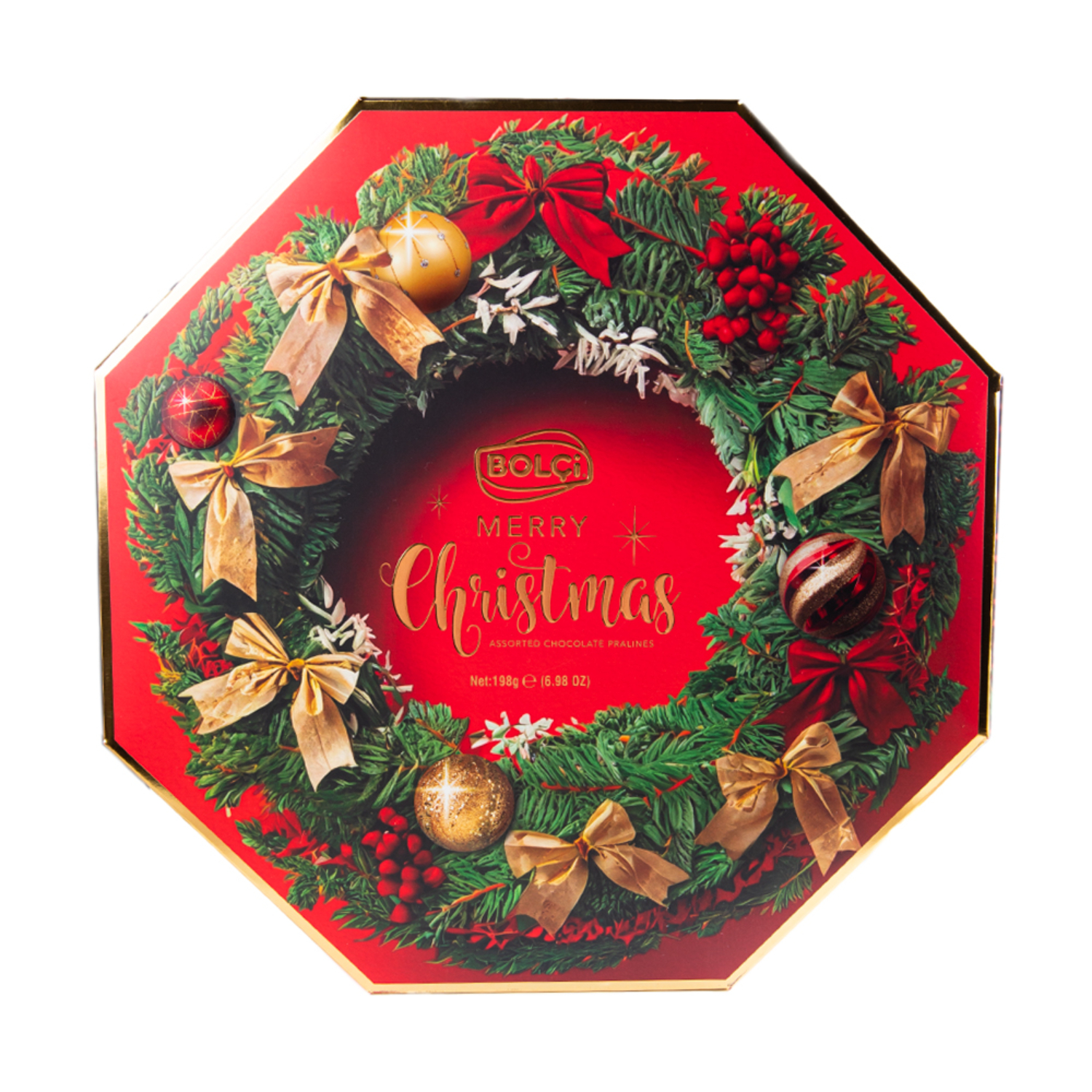 Набор шок конфет Bolci Сhristmas octagon 80 г 599₽