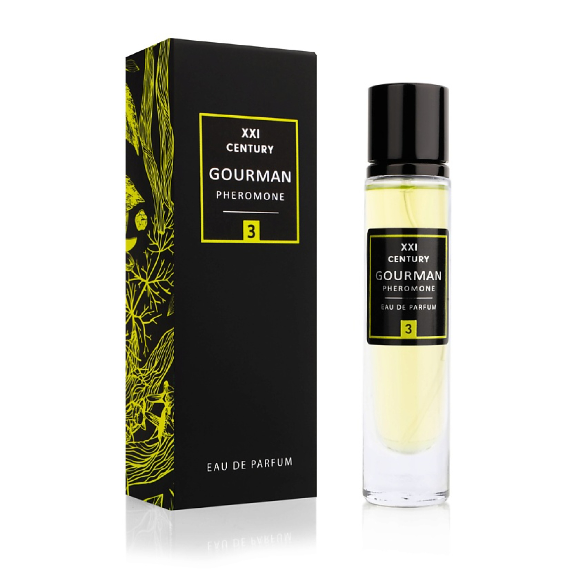 Вода парфюмерная мужская gourman №3 с феромонами 13 мл