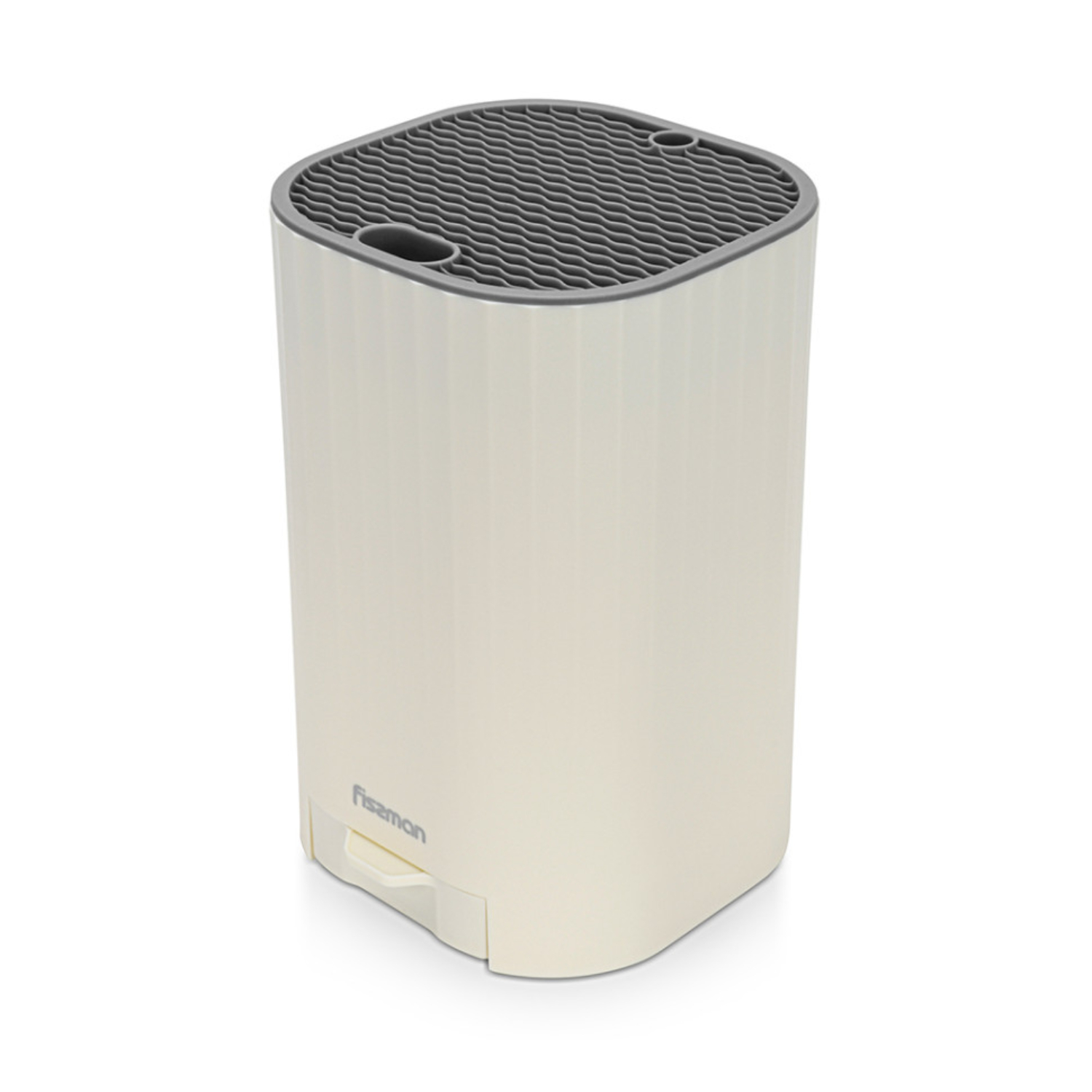 Подставка для ножей Fissman, точило, бежевая, 14x14x23,5 см