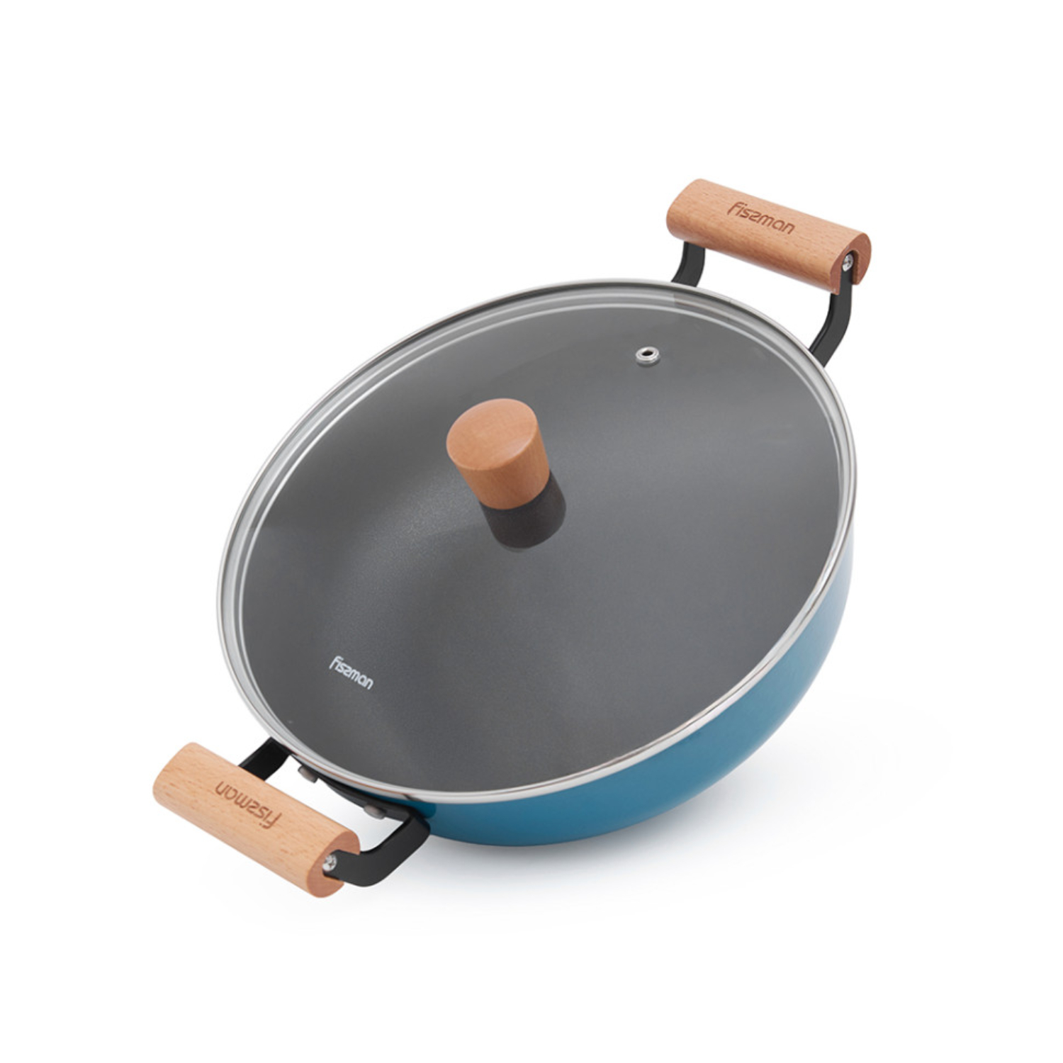 Сотейник Fissman Seagreen эмалированный чугун, 28x8 см, 4 л