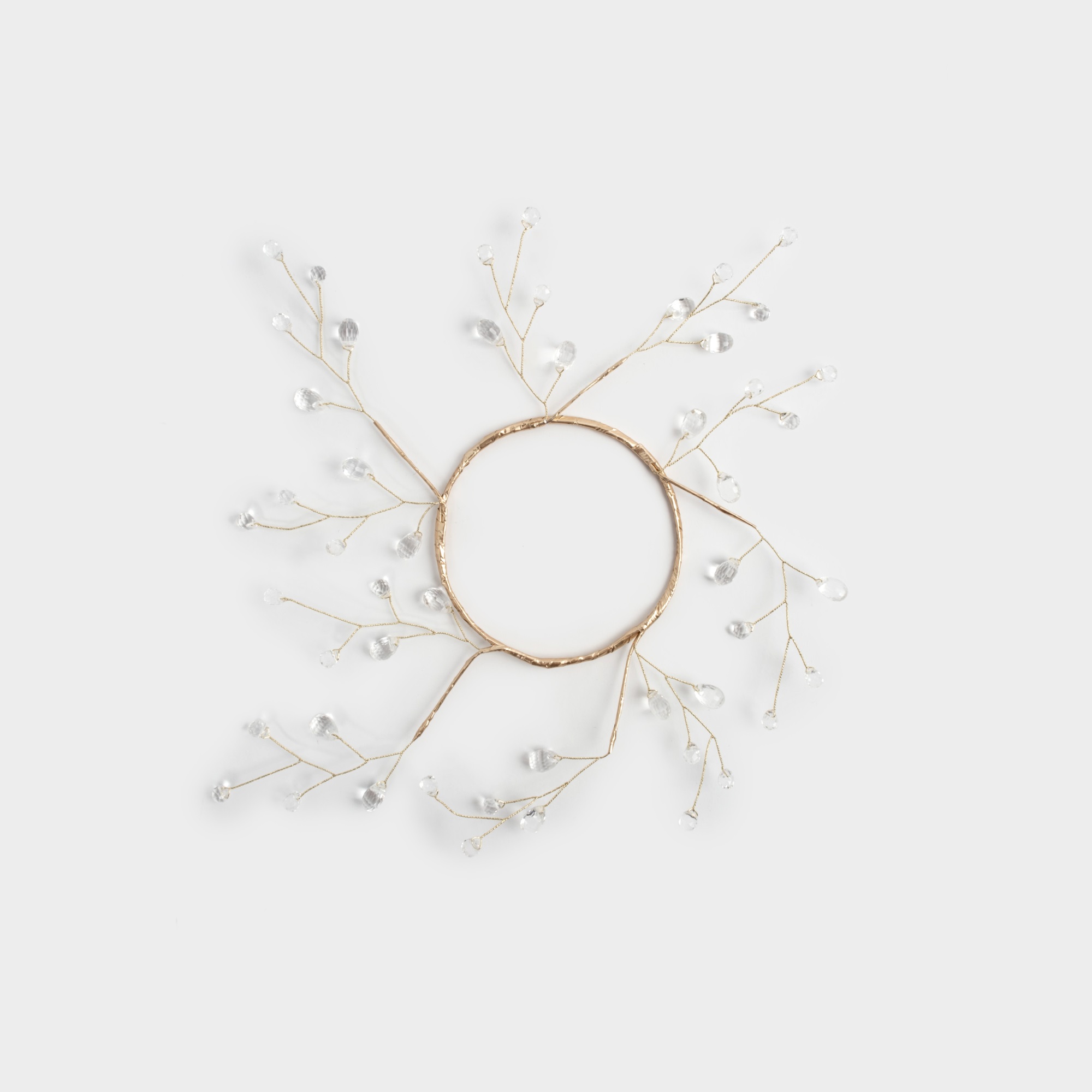 Венок декоративный Anna Lafarg для чайной свечи золотой 2010 см 619₽