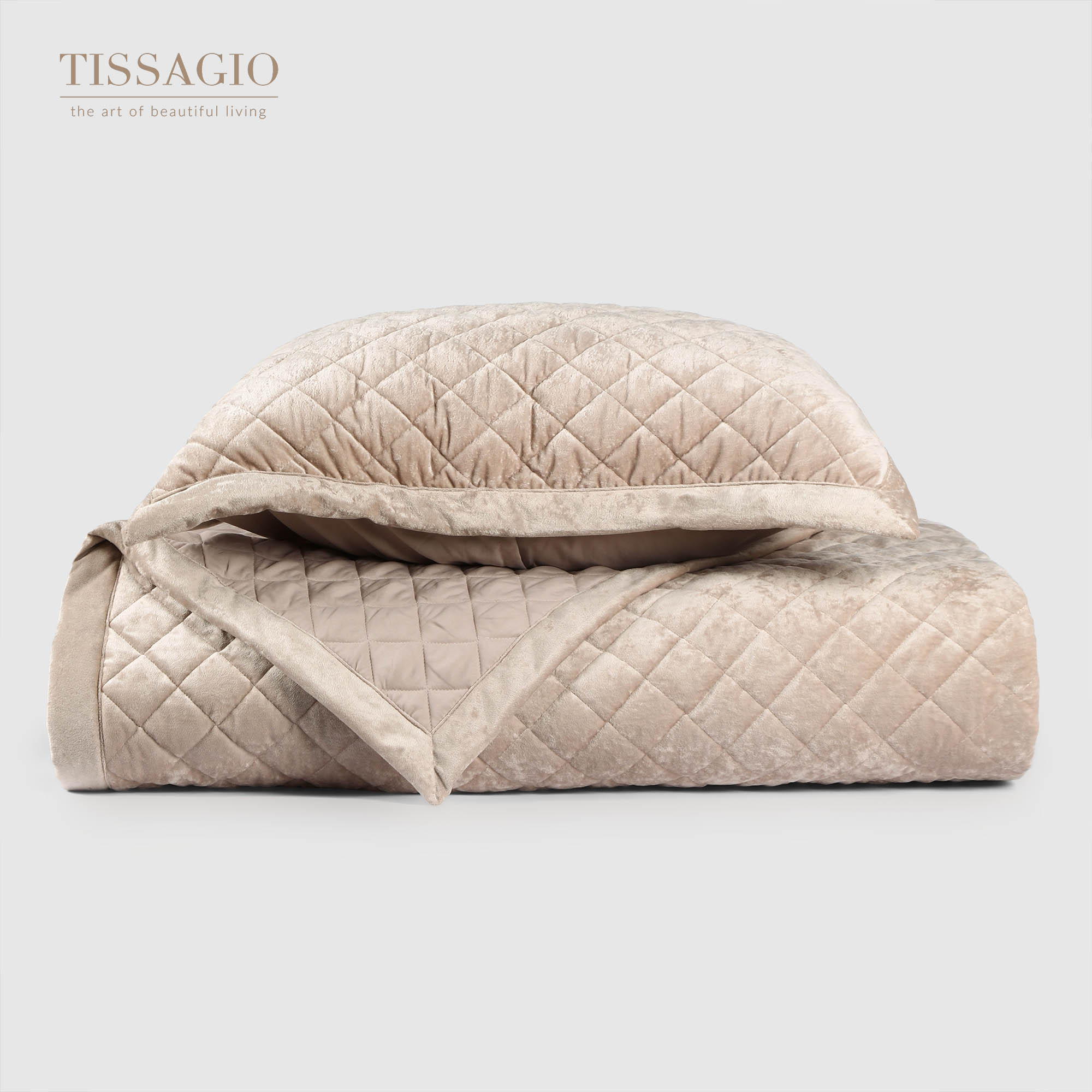 Набор Tissagio покрывало 180х220 наволочка 50х70 см