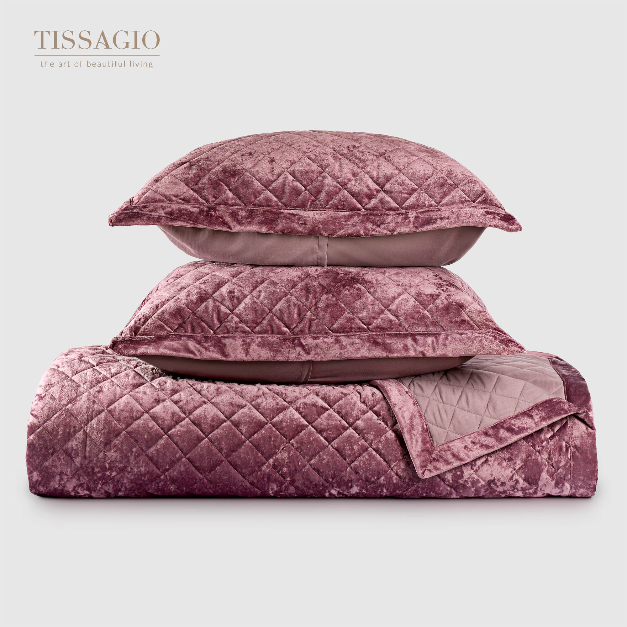 Набор Tissagio покрывало 230х250 наволочка 50х70 см-2 шт.