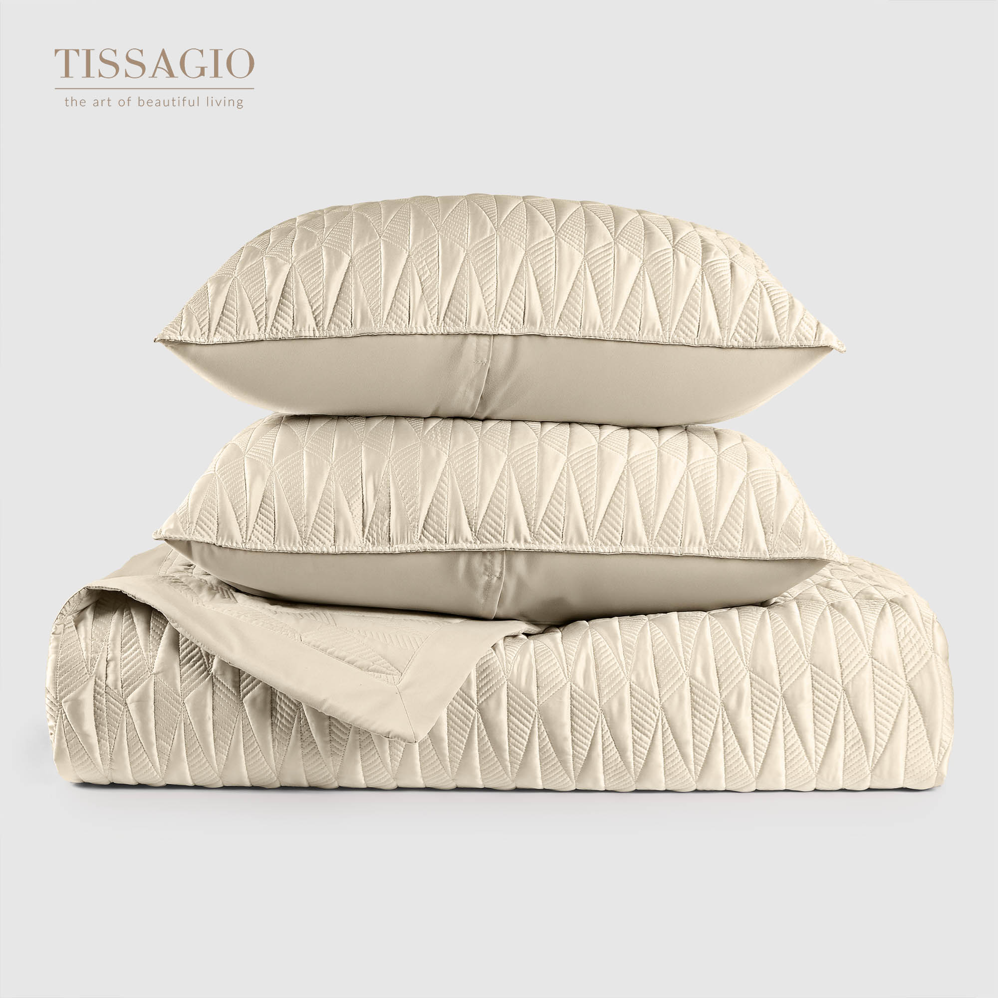 Набор Tissagio покрывало 230х250 наволочка 50х70 см-2 шт.
