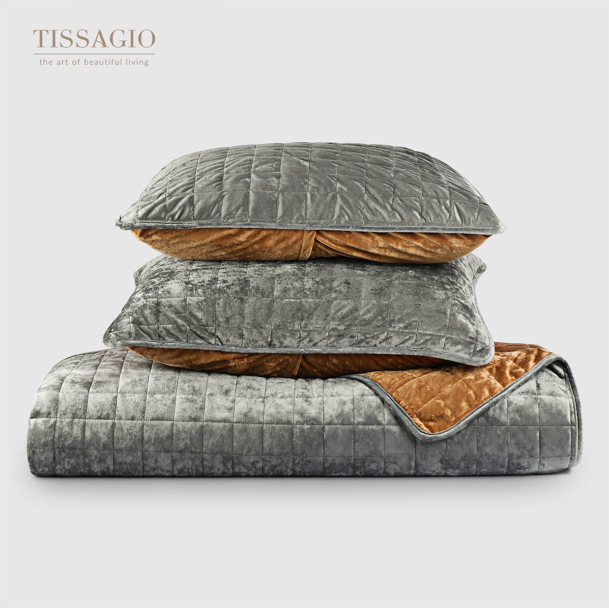 Набор Tissagio покрывало 230х250 наволочка 50х70 см-2 шт.