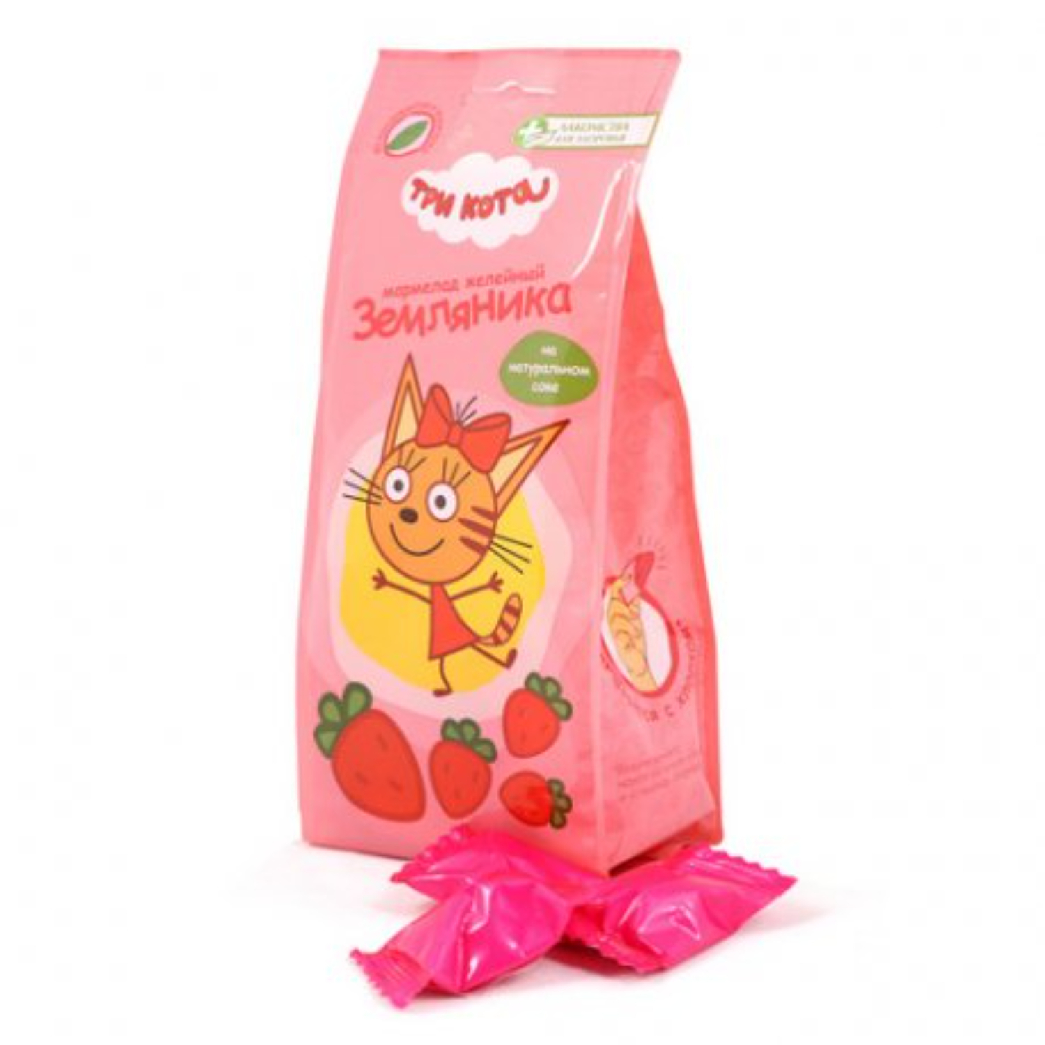 Мармелад Лакомства для здоровья без сахара земляника 105 г 139₽