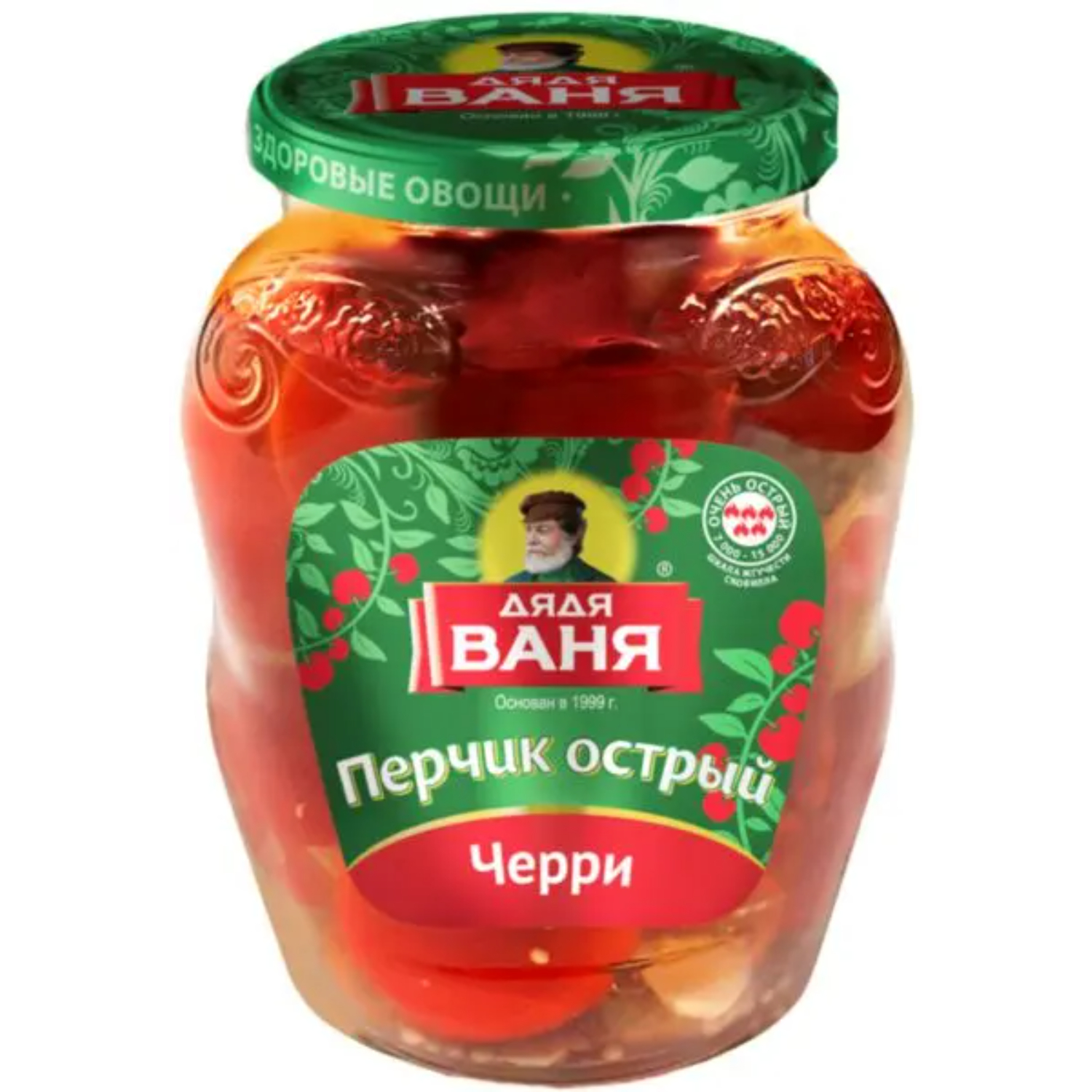 Перчик Дядя Ваня острый черри стеклянная банка 350 г 239₽