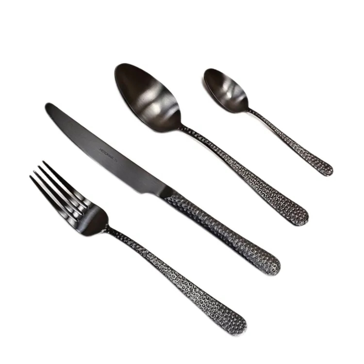 Набор столовых приборов HERDMAR Montana Black Mat PVD 24 предмета