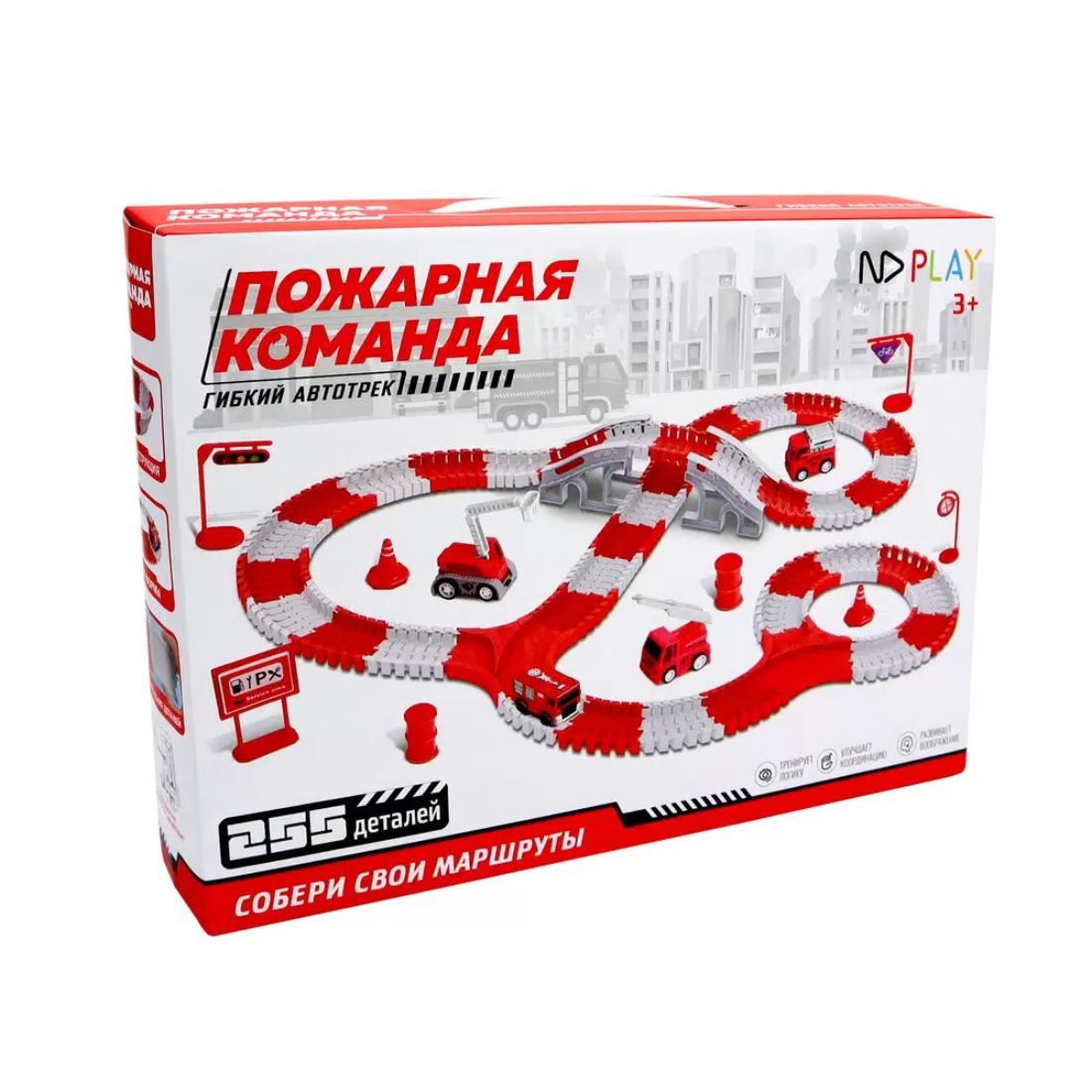 Трасса с машинкой пожарная команда ND Play 311877 1199₽