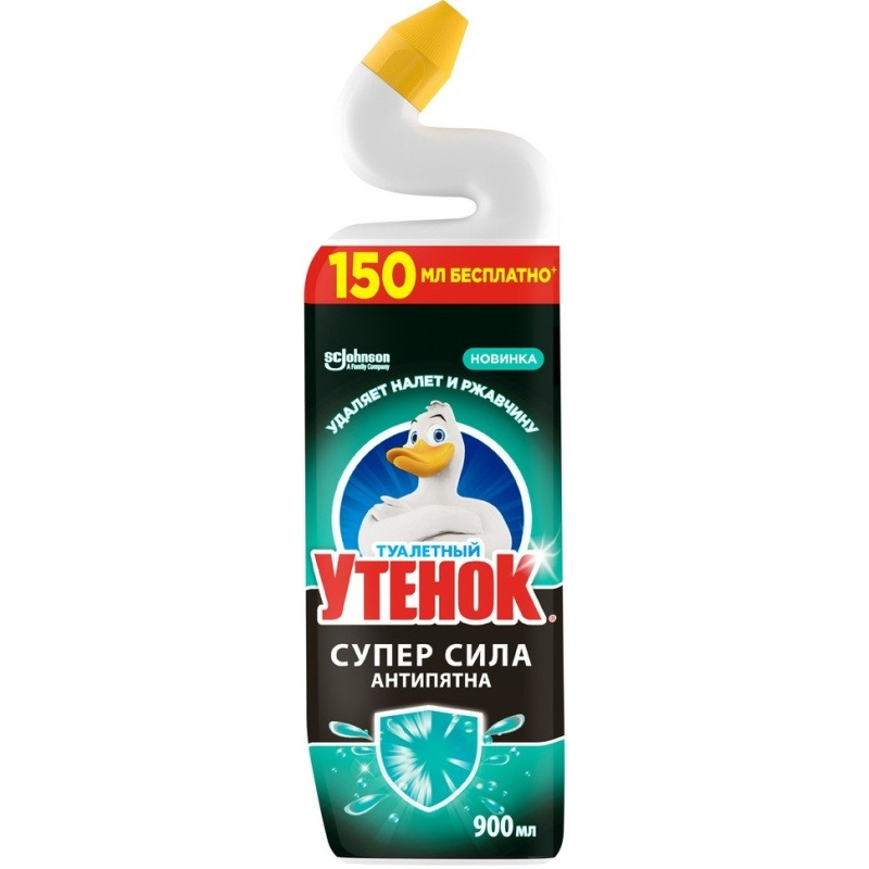 Гель Туалетный утенок Супер сила Антипятна 900 мл