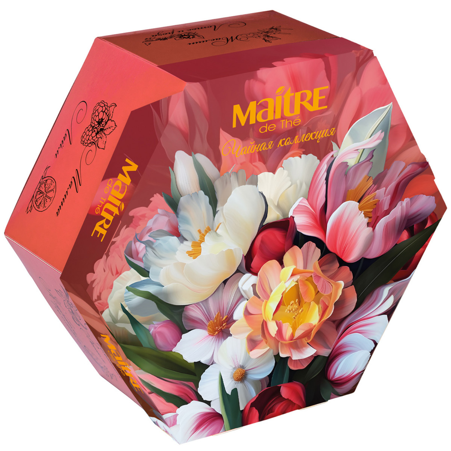 Чай набор чая Maitre de The Пионы в пакетиках 120 г 429₽