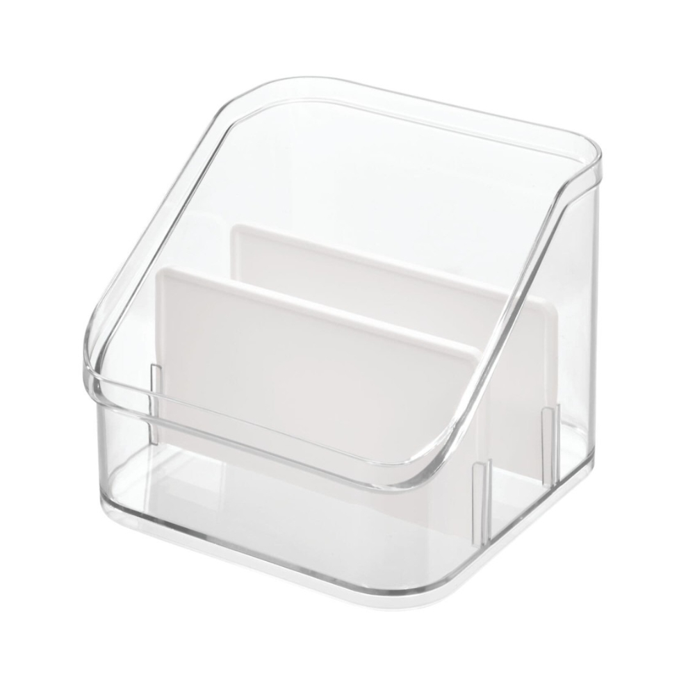 Органайзер кухонный Interdesign Crisp с 2 съёмными разделителями 16х16х13,5 см