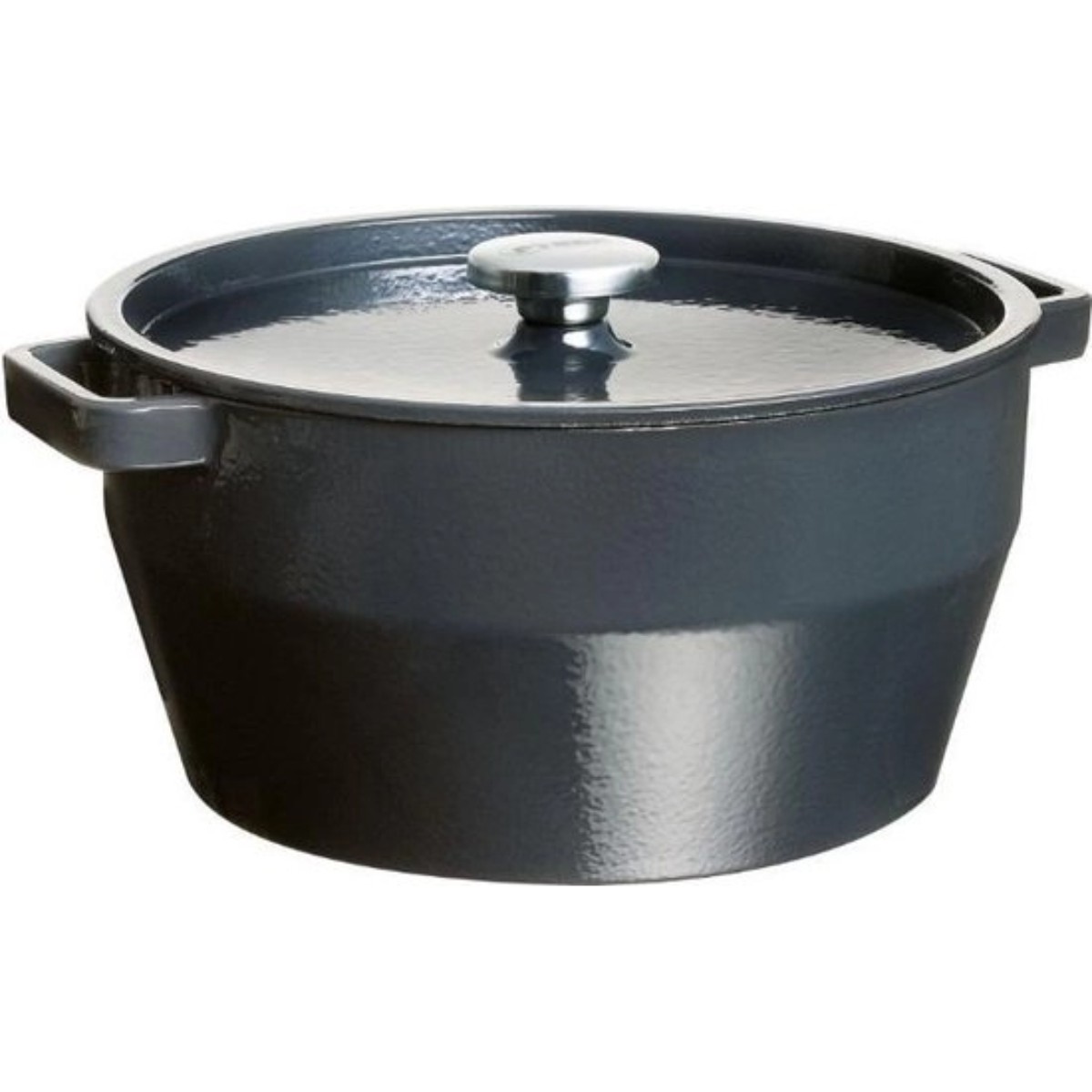 Кастрюля Pyrex чугунная эмалированая серая 6.8л