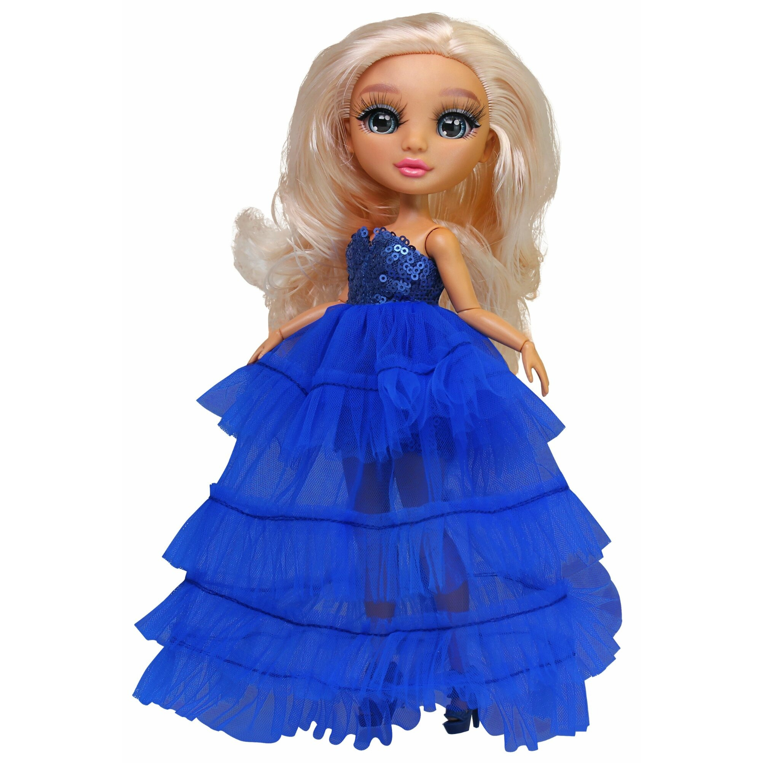 Кукла Funky Toys Glam core Glam Gala Анна в синем платье 27 см