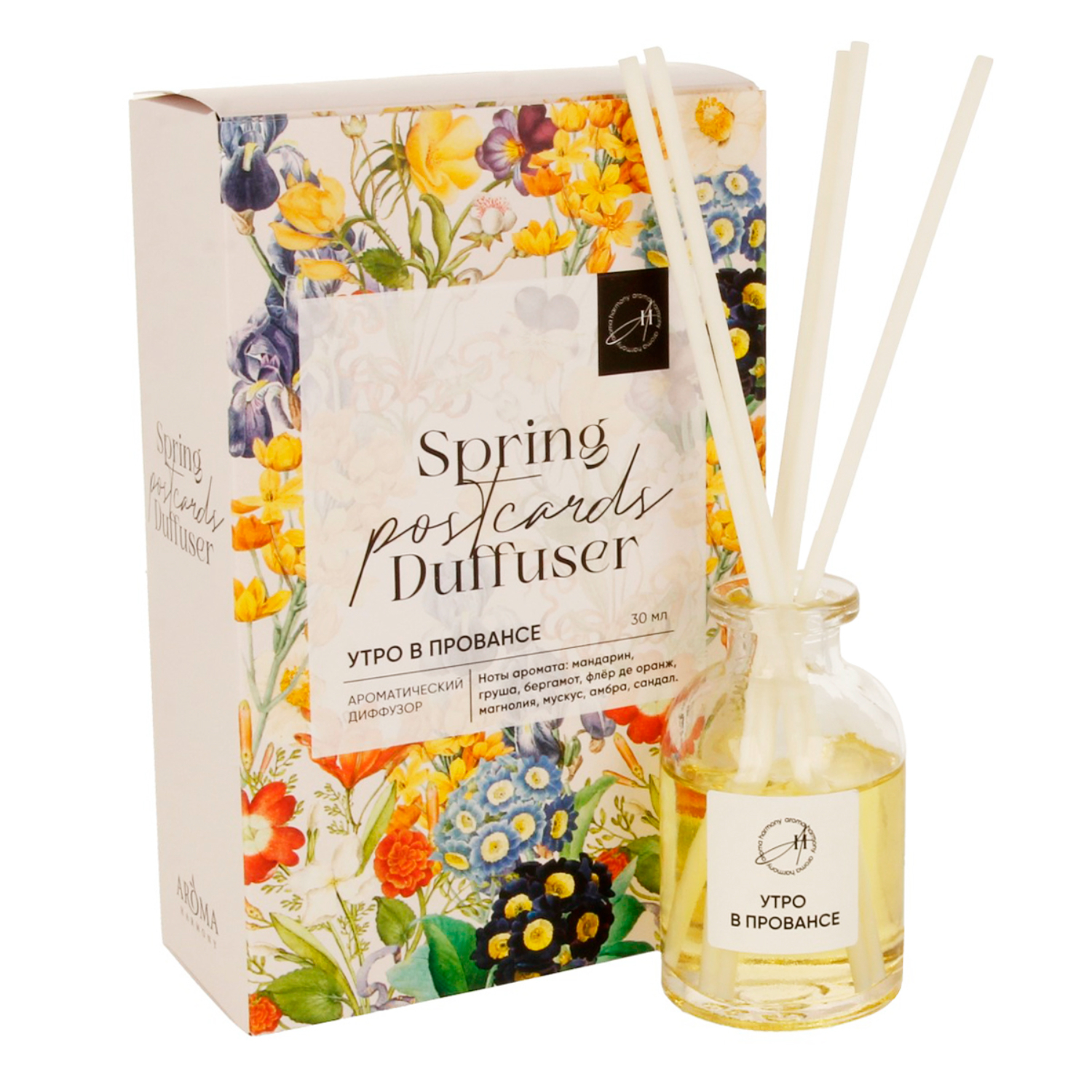 Диффузор-открытка Aroma Harmony утро в провансе 30 мл