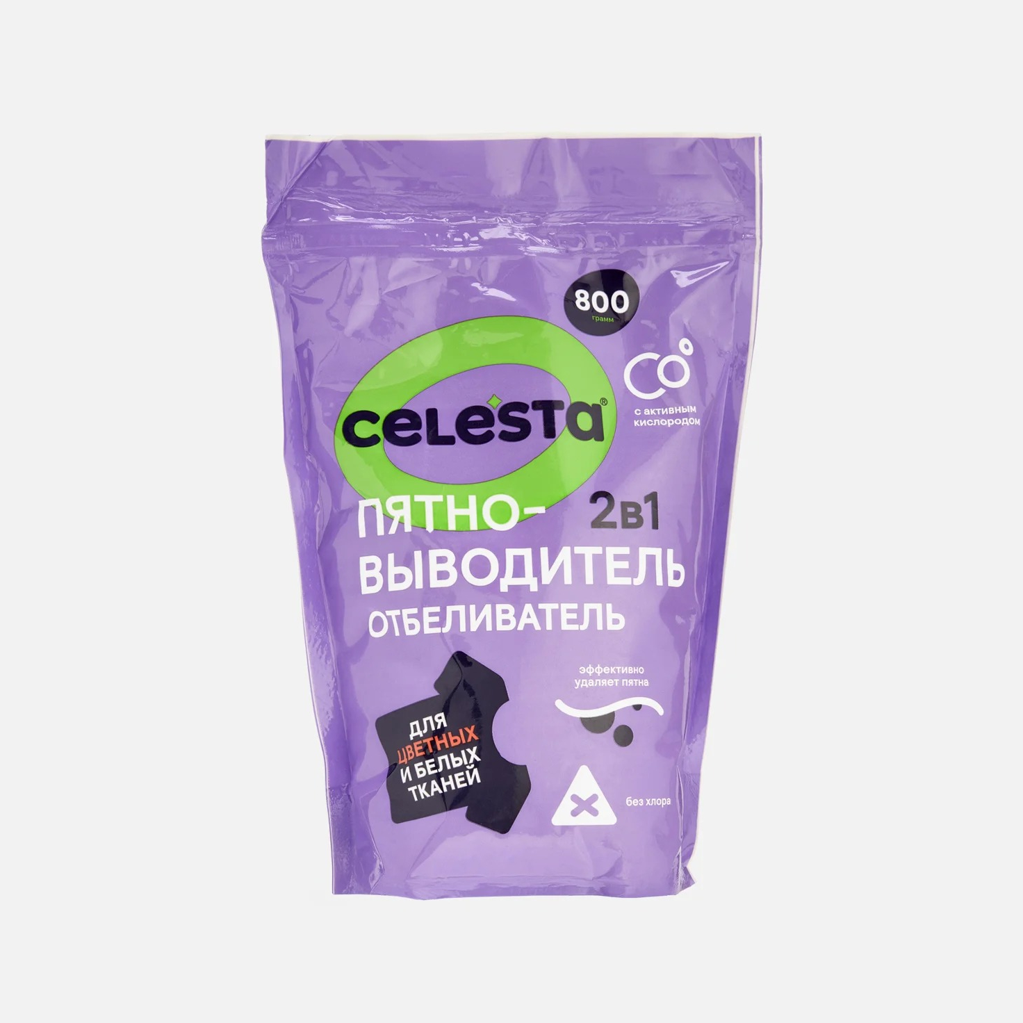 Отбеливатель-пятновыводитель Celesta 2в1 800 г