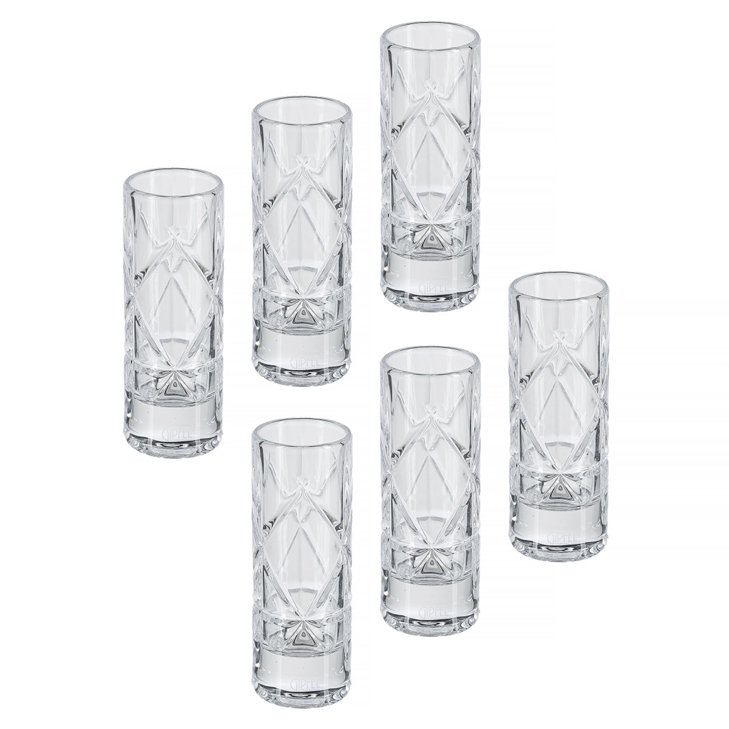 Набор стопок Gipfel Graph для водки, 50 мл, 6 штук