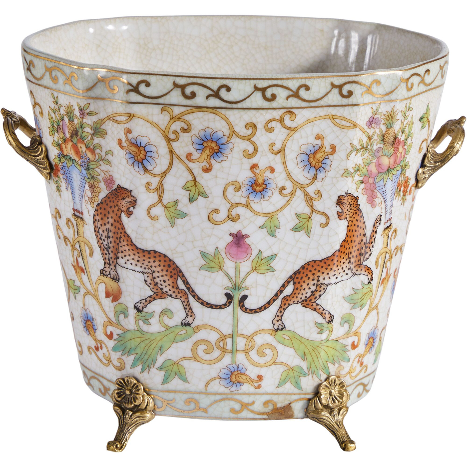 Кашпо с ручками Glasar 22х16х19 см