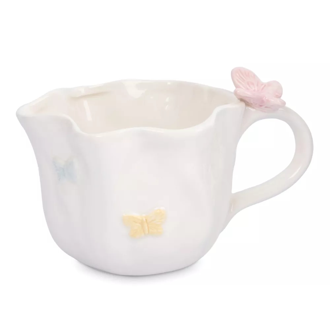 Кружка Anna Lafarg 440 мл молочная бабочки