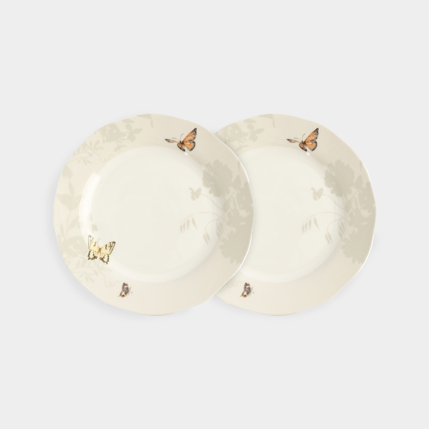 Тарелка десертная Anna Lafarg Бабочки, 19 см, 2 штуки
