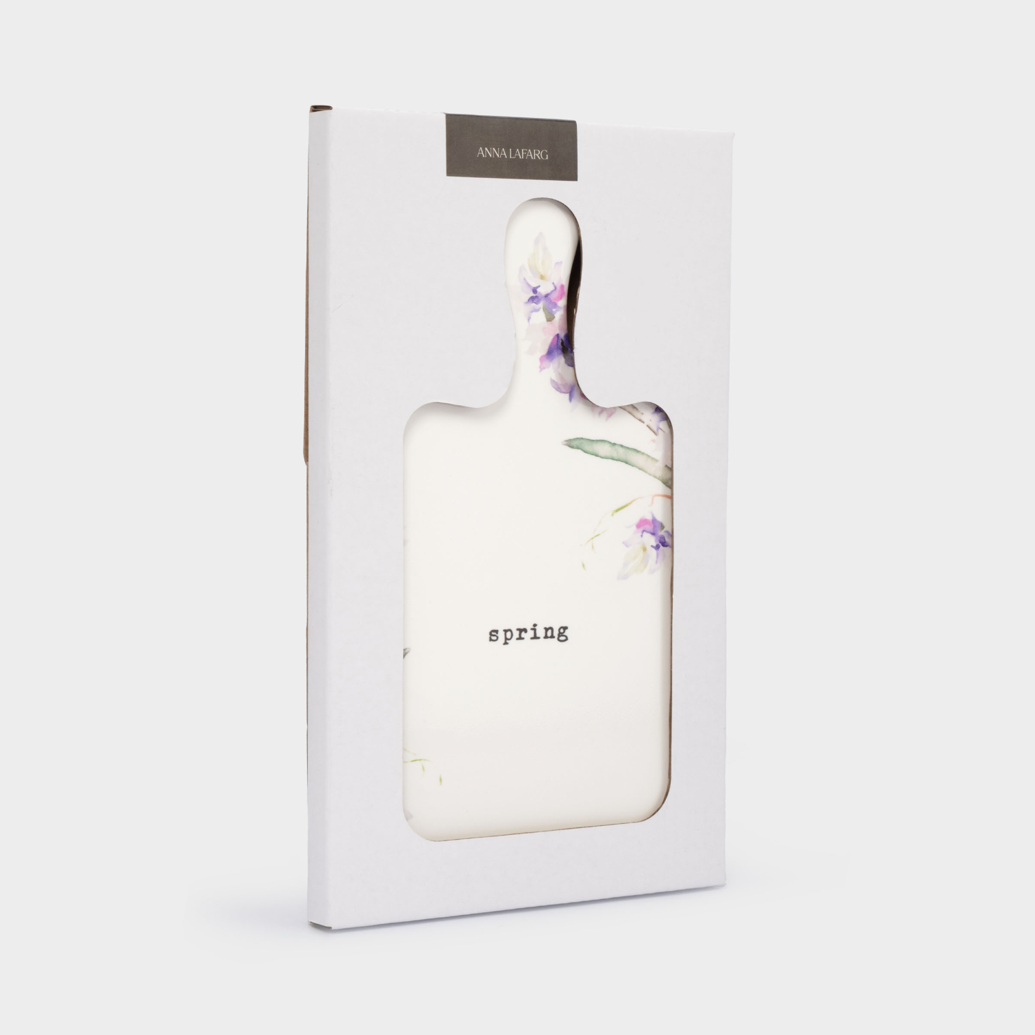 Подставка Anna Lafarg под горячее с ручкой, Белая сирень