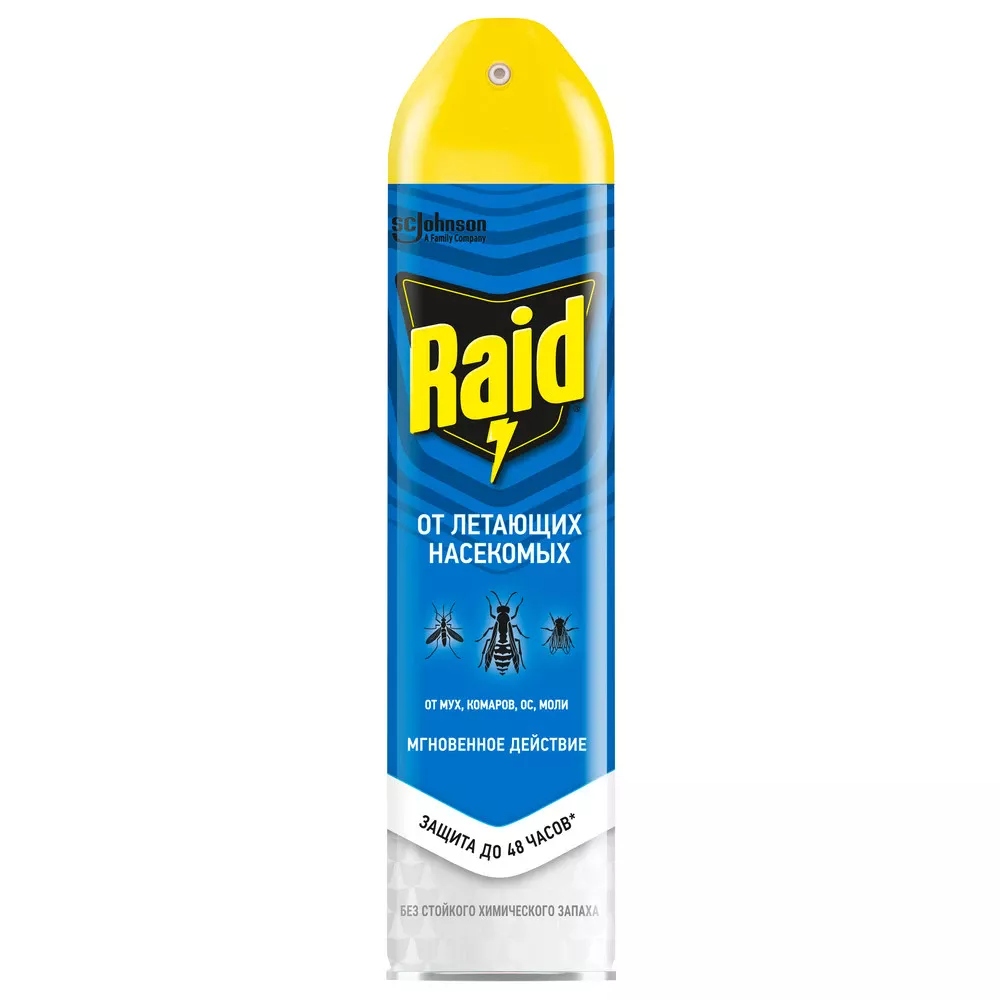 Аэрозоль Raid от летающих насекомых 300 мл