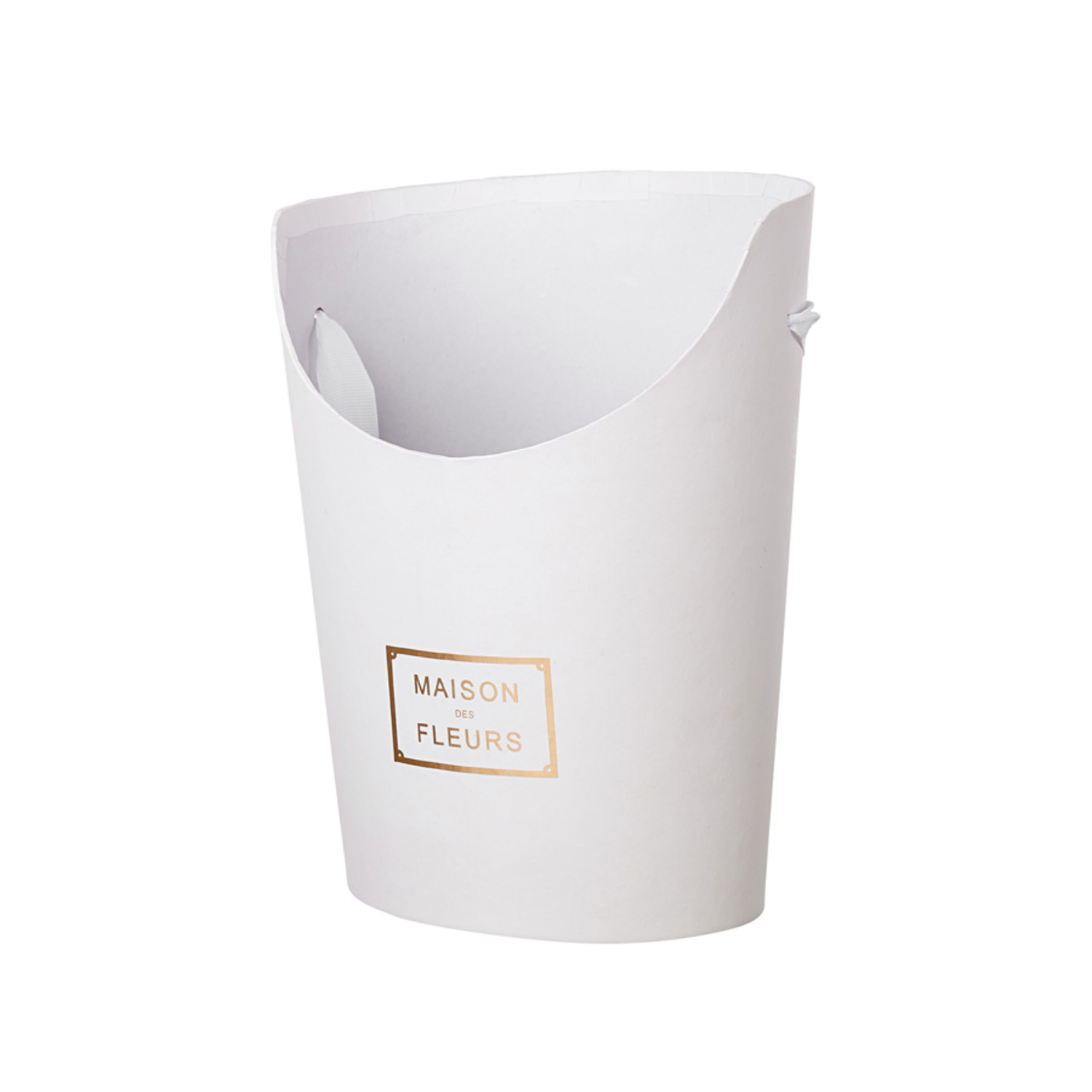 Сумка для цветов Азалия белая, 17х14х22 см