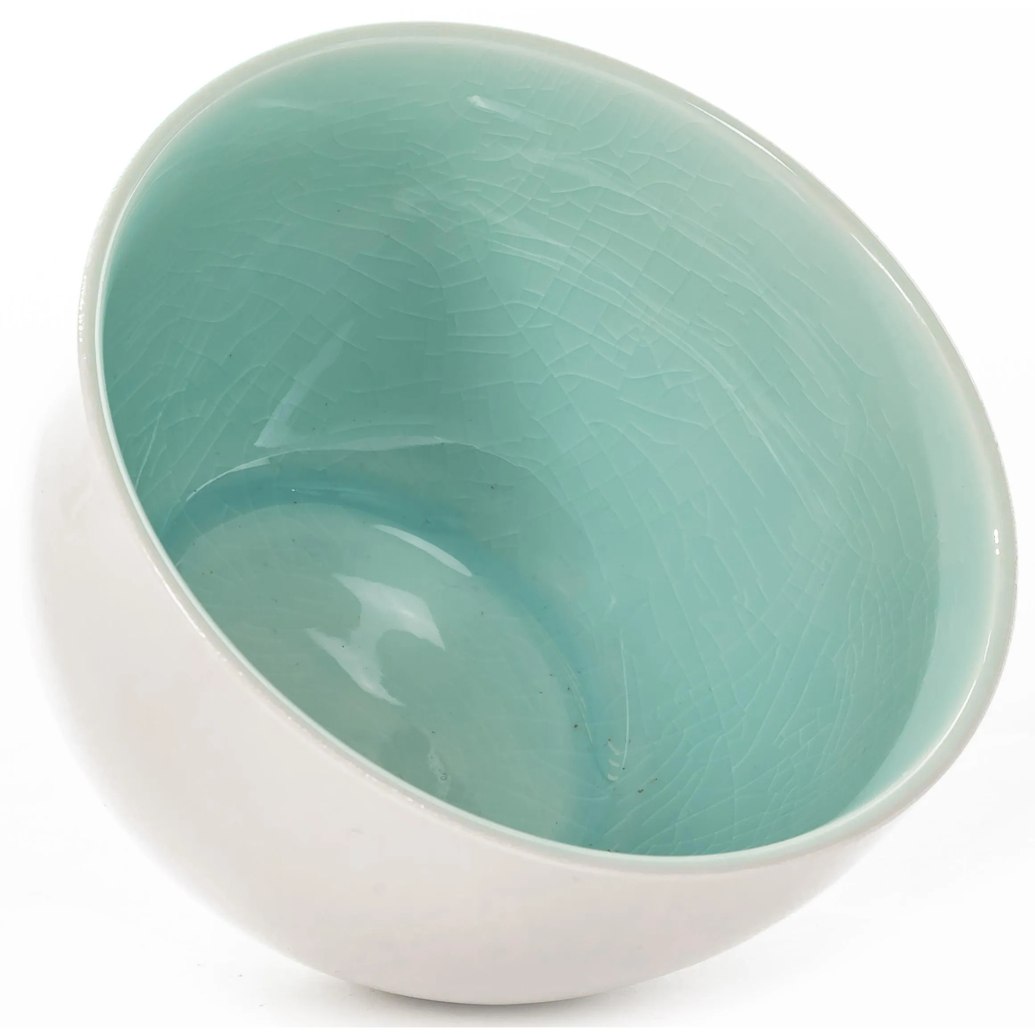 Салатник Samold Ishtar Ментол, кракелюр, 13 см