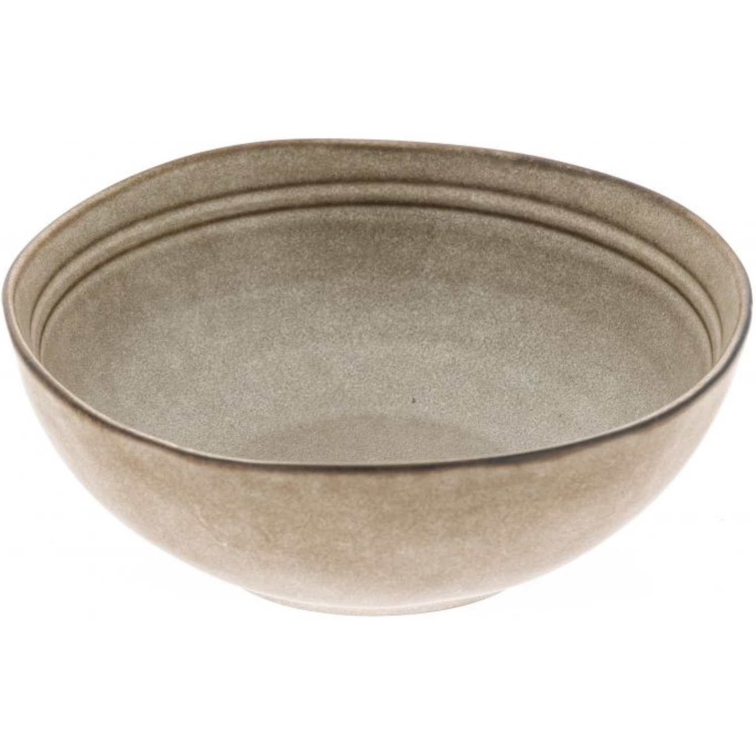 Тарелка глубокая Samold Jennipher матовый графит, 17 см