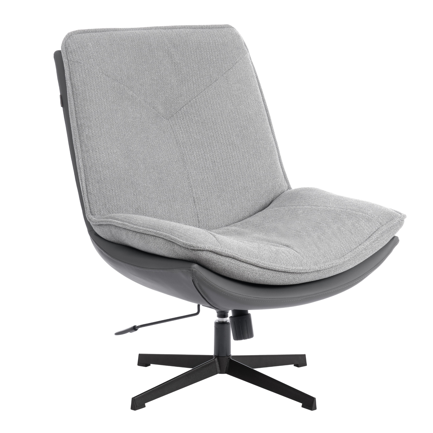 Кресло TC Modern Cosmo велюр/букле светло-серое 84х71,5х107 см
