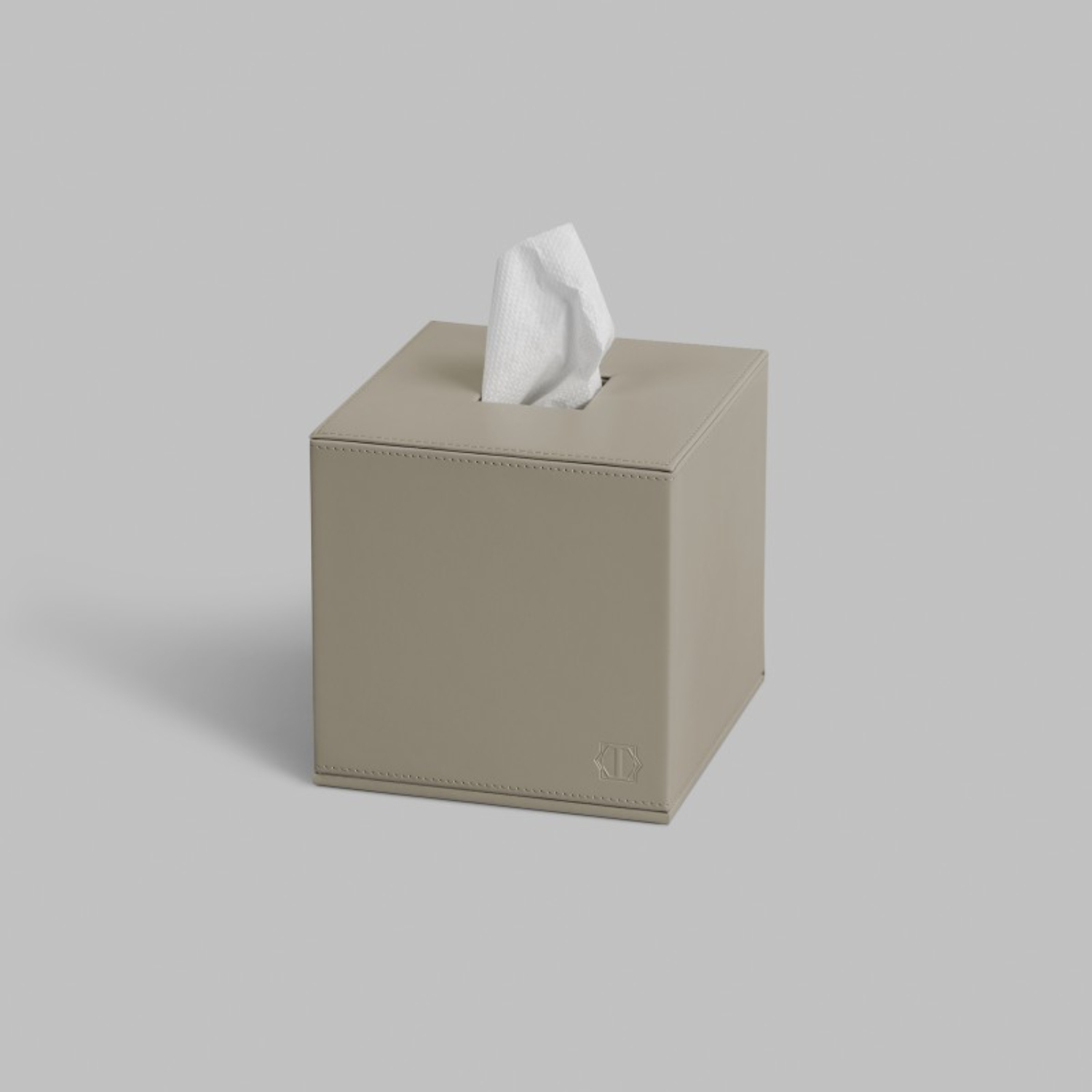 Коробка Togas для салфеток, квадратная, Кинт, бежевая